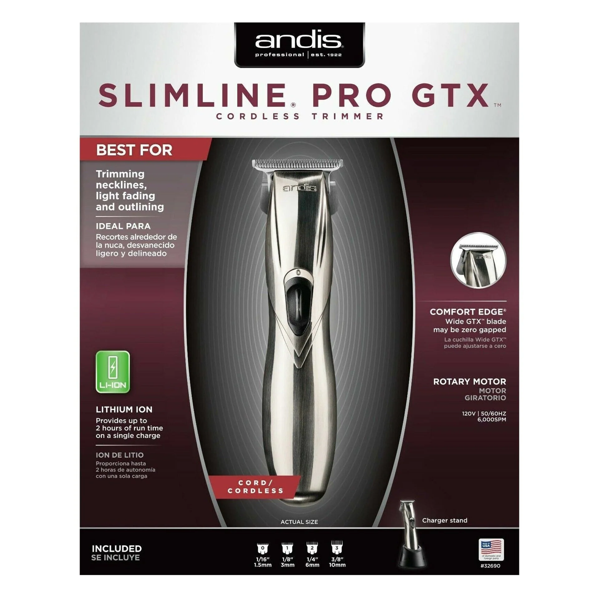 Andis - Slimline Pro GTX Trimmer - Image 7