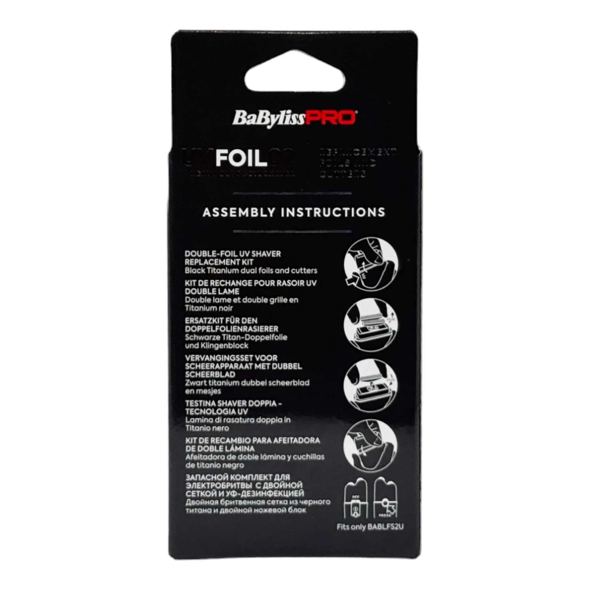 Babyliss Pro - Replacement Foils & Cutters UVFOIL02 - Image 8