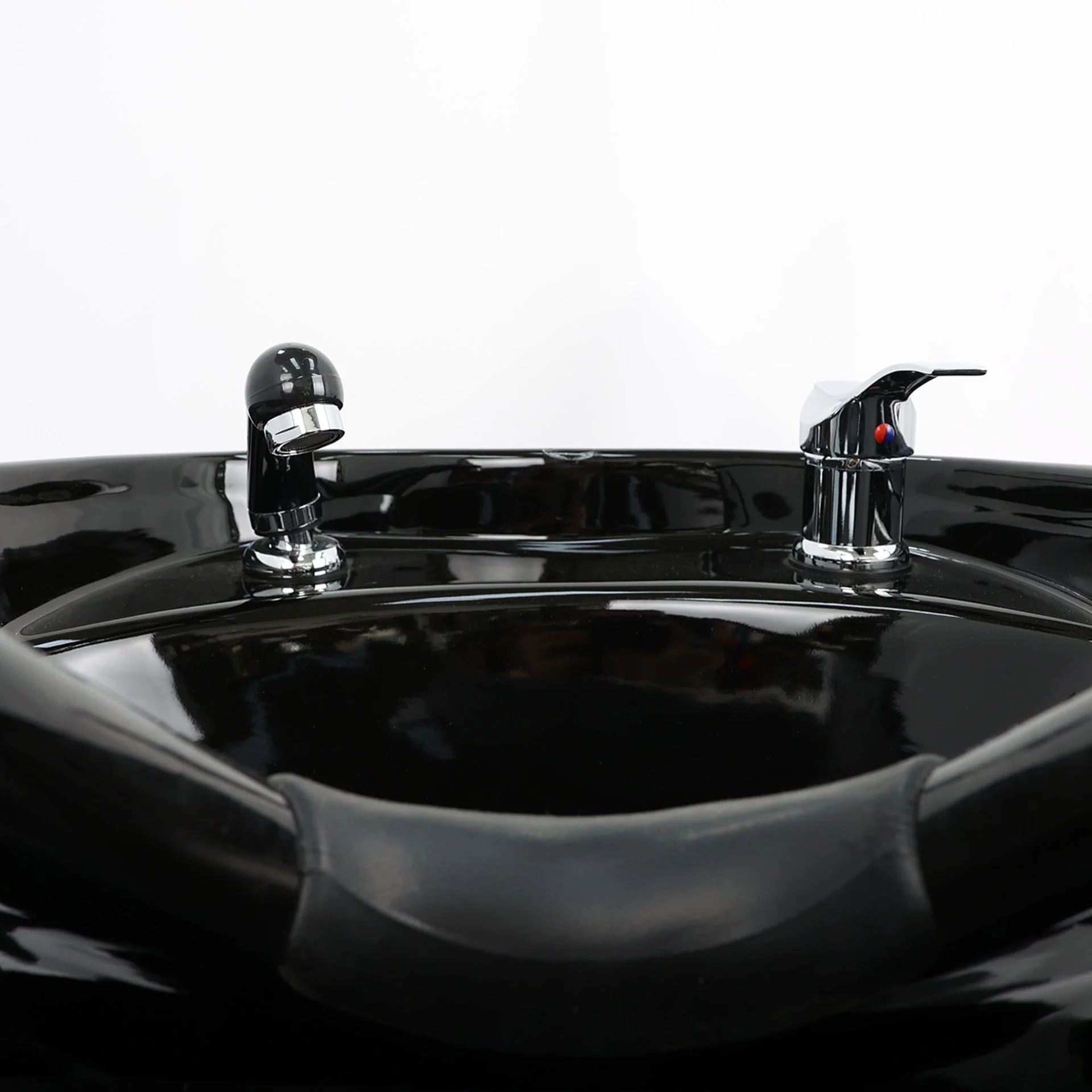 Backwash Chair - Ergonomic Luxury Basin Adjustable Chair Black - Image 13