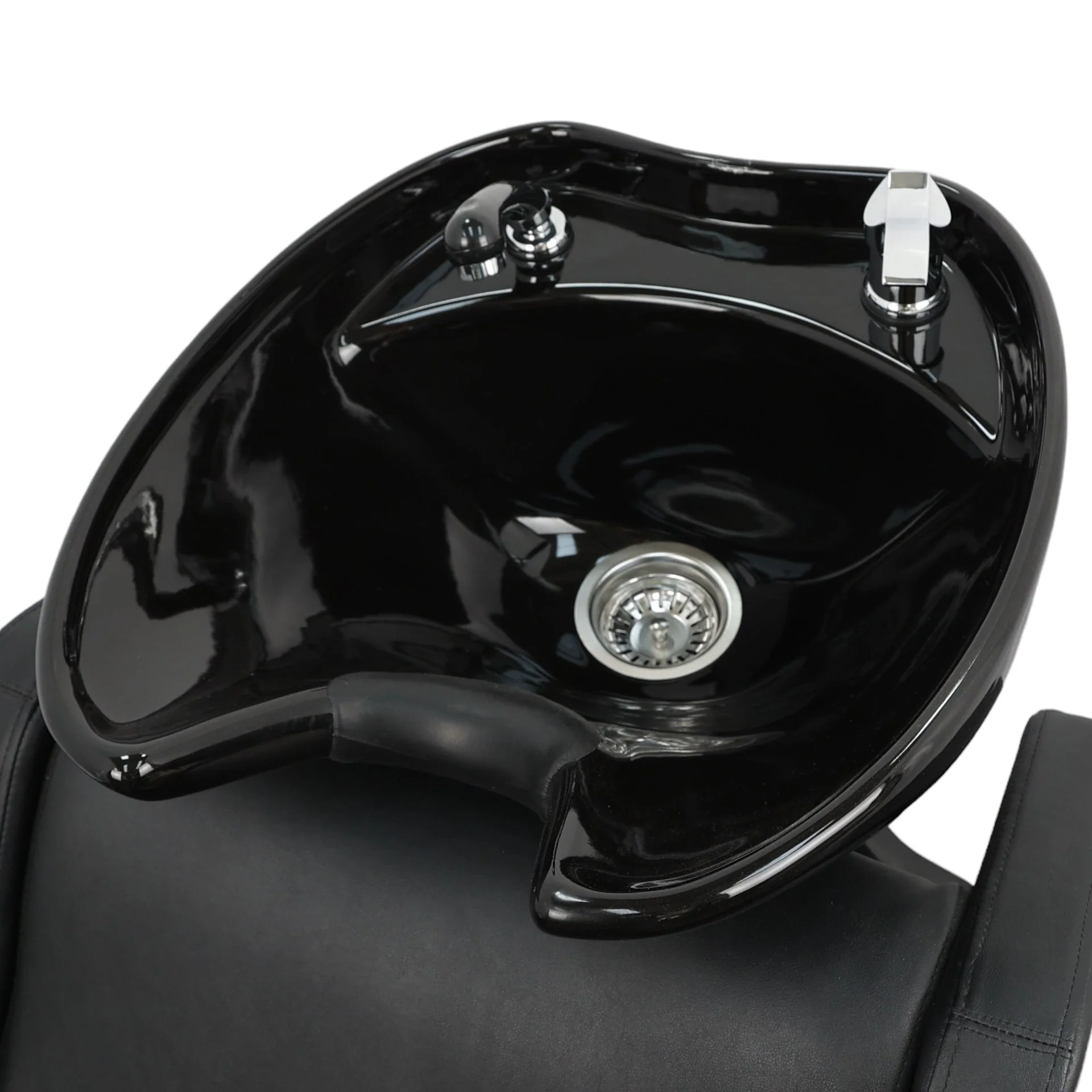 Backwash Chair - Ergonomic Luxury Basin Adjustable Chair Black - Image 7