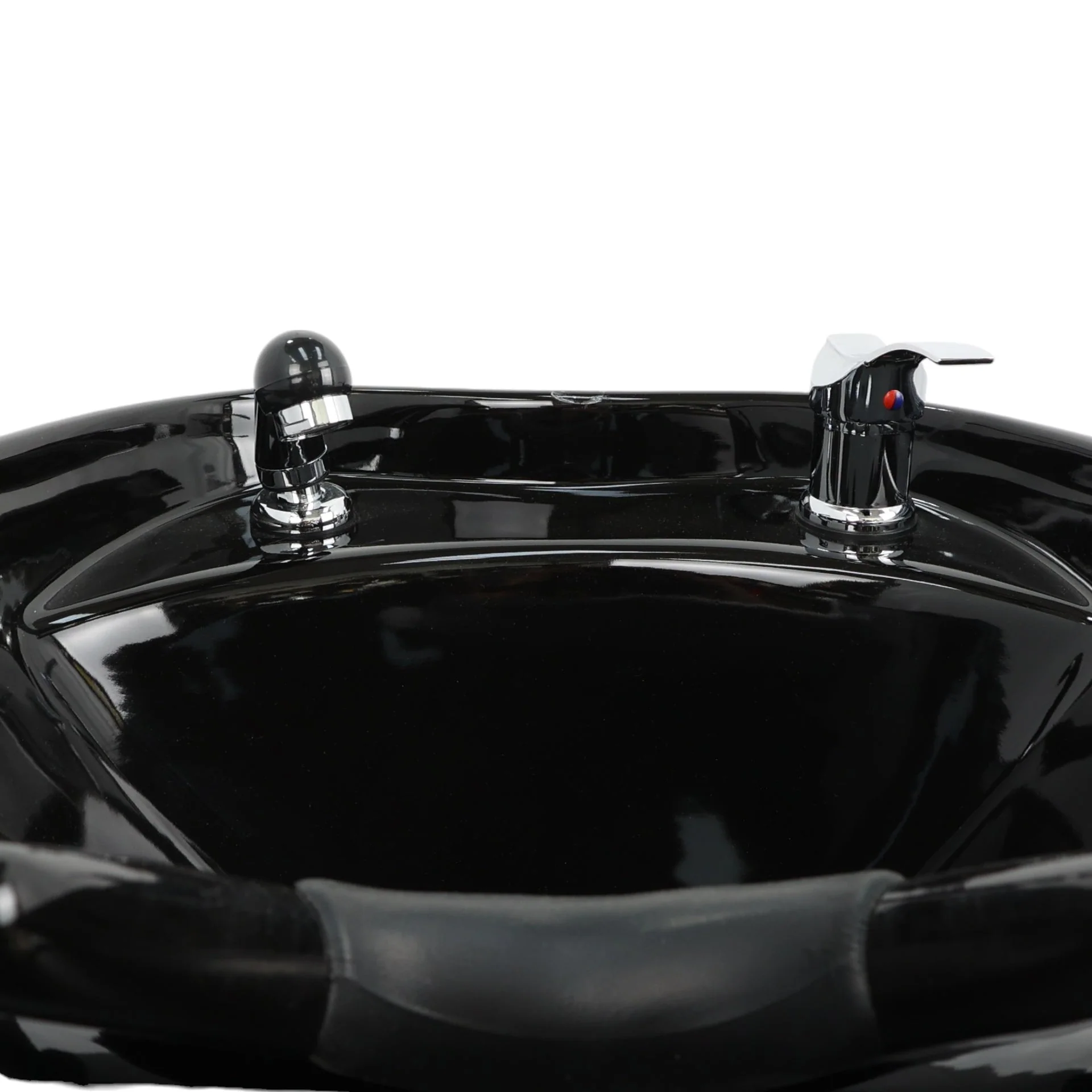Backwash Chair - Ergonomic Luxury Basin Adjustable Chair Black - Image 8