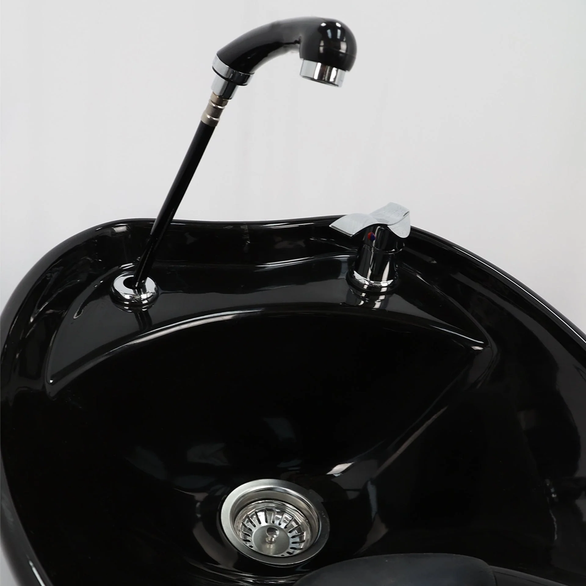Backwash Chair - Modern Elegance Basin Adjustable Chair Black - Image 13