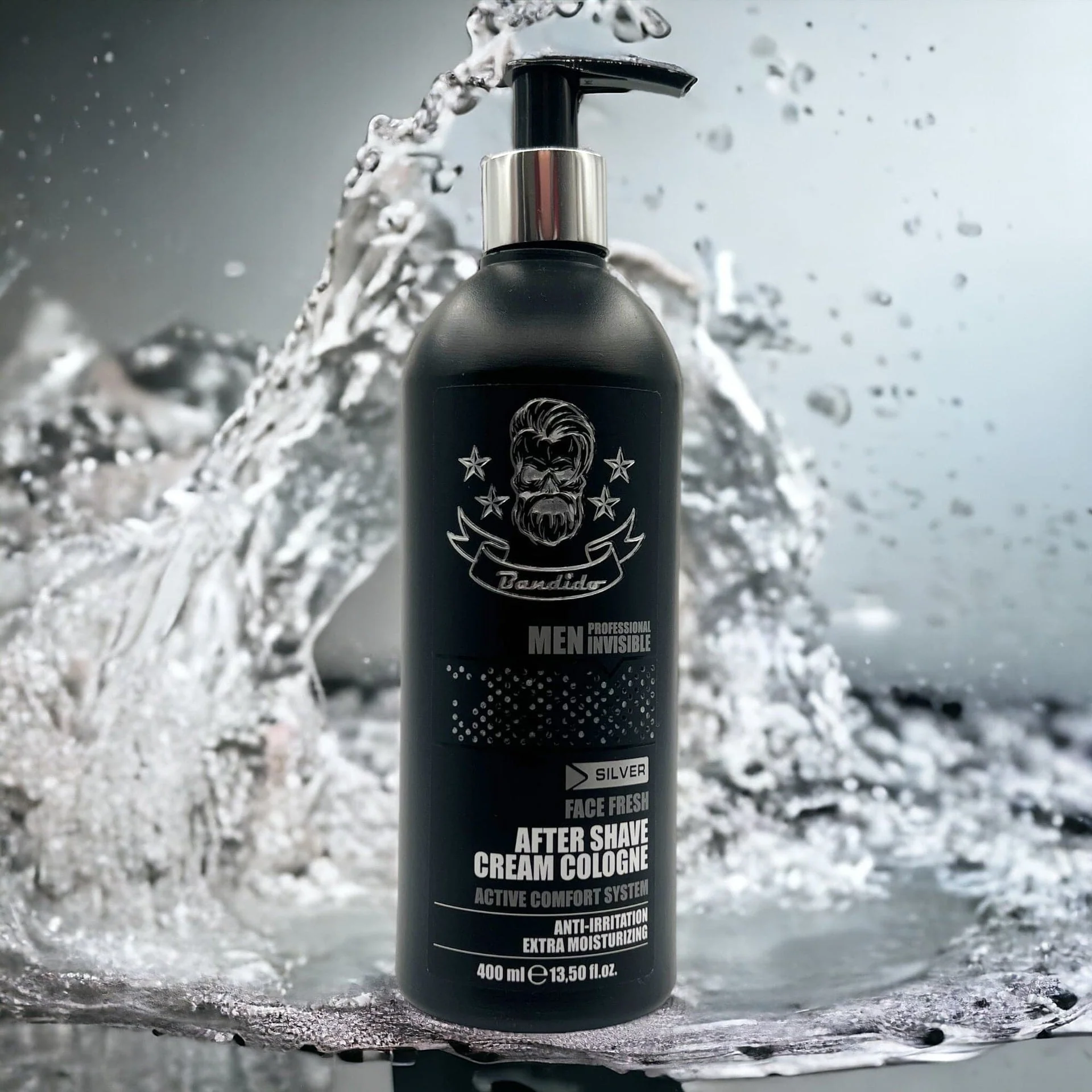 Bandido - After Shave Cream Cologne  Silver Face Fresh 400ml - Image 4