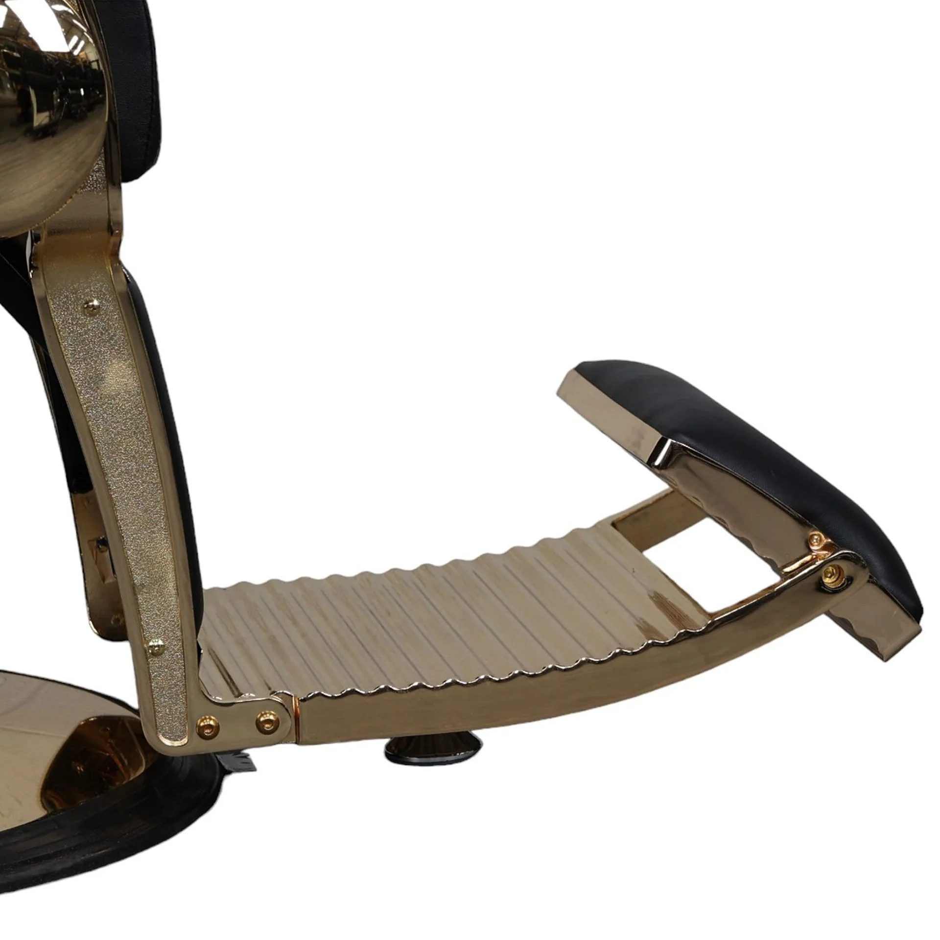 Barber Chair - Luxurious Belmont  Black & Gold Accents - Image 7