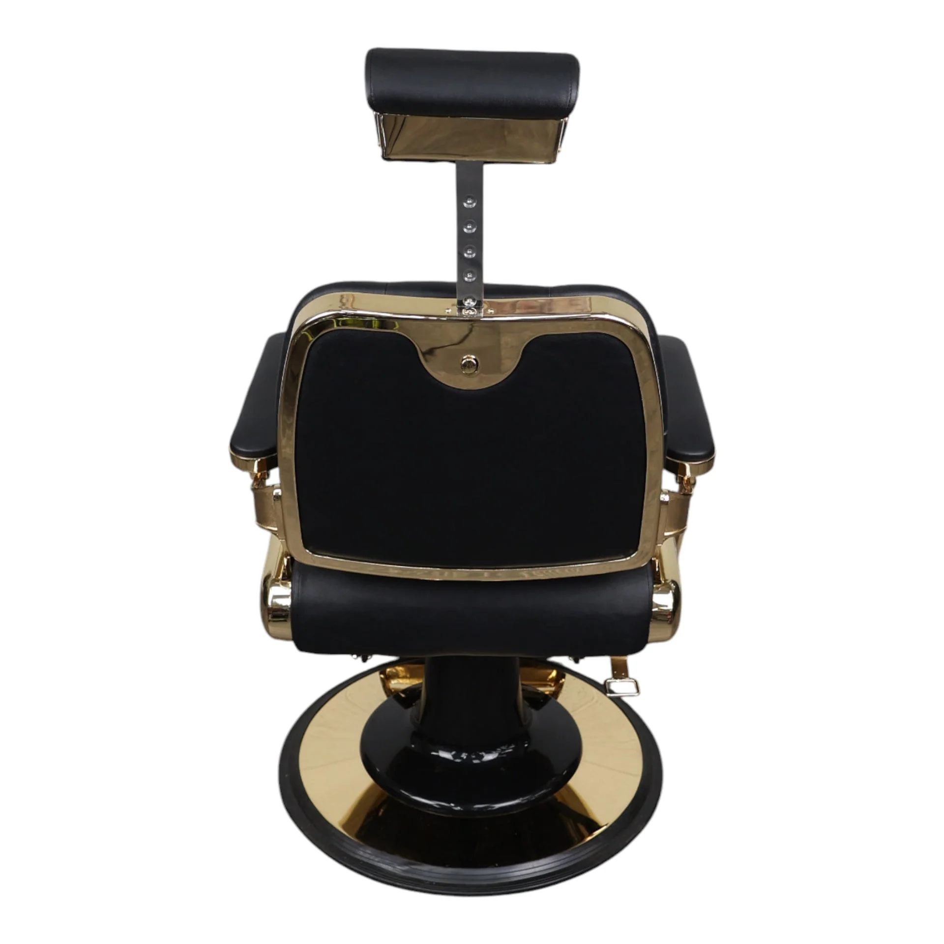 Barber Chair - Luxurious Belmont  Black & Gold Accents - Image 9