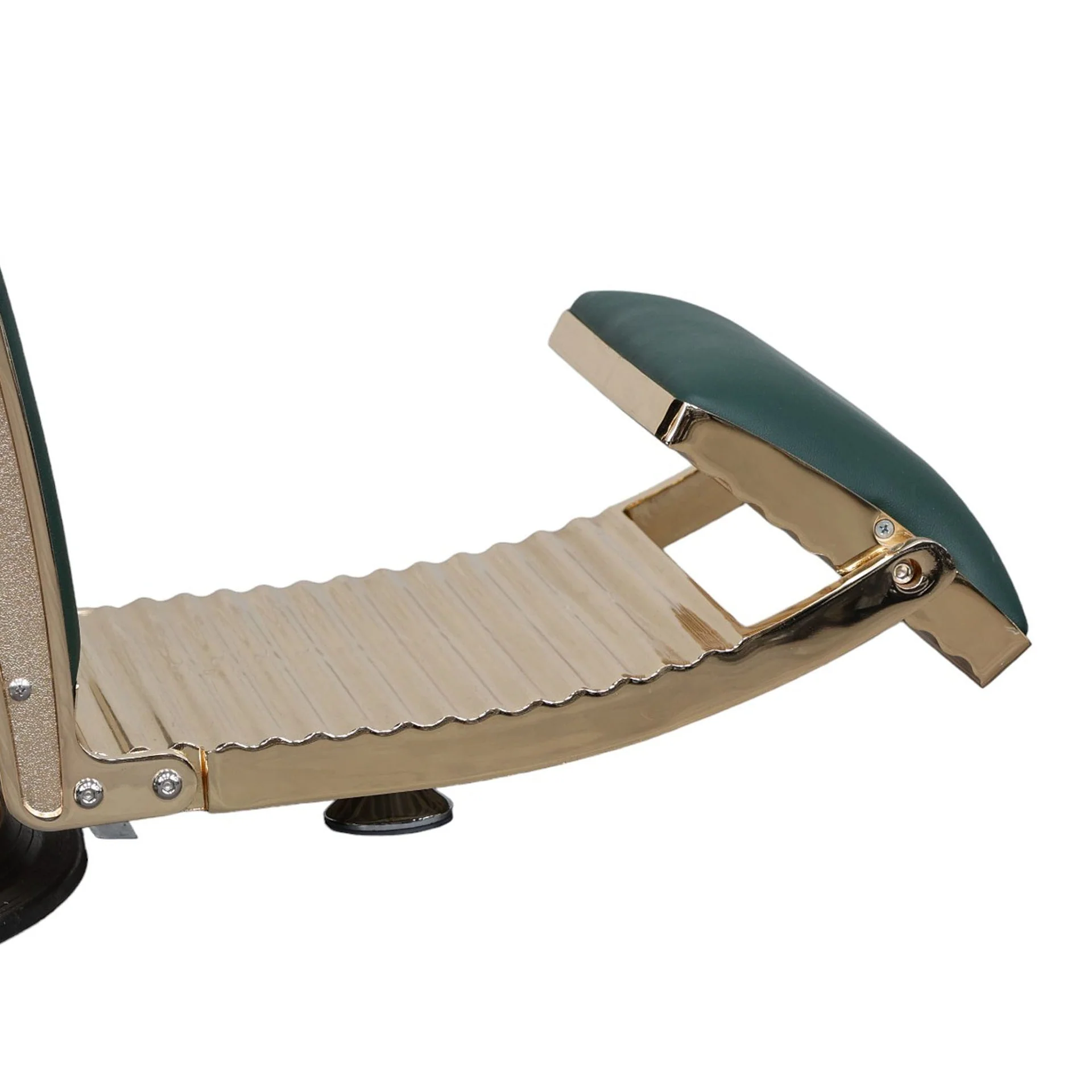 Barber Chair - Luxurious Belmont Green & Gold Accents - Image 7