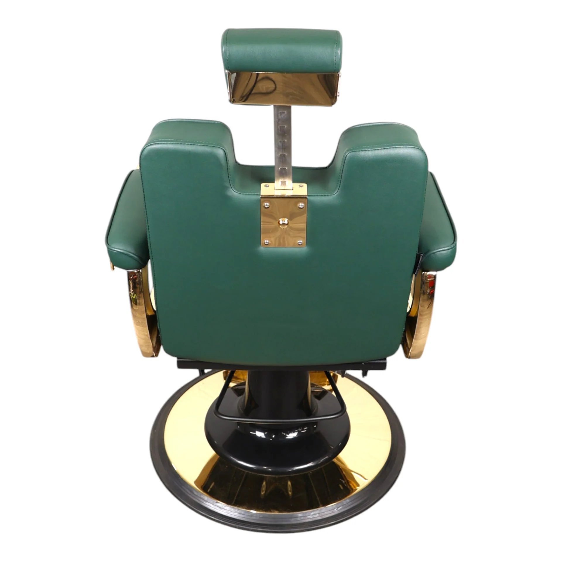 Barber Chair - Retro Green & Gold Accents - Image 10
