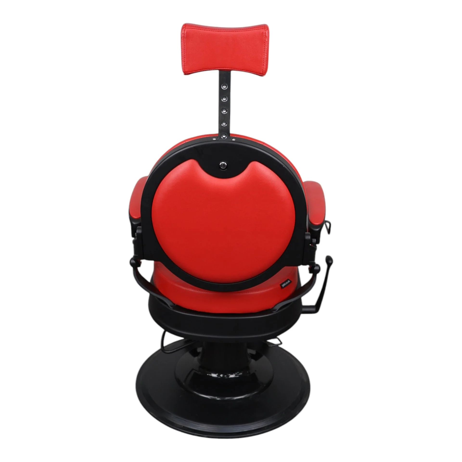 Barber Chair - Vintage Style Red & Black Accents - Image 10