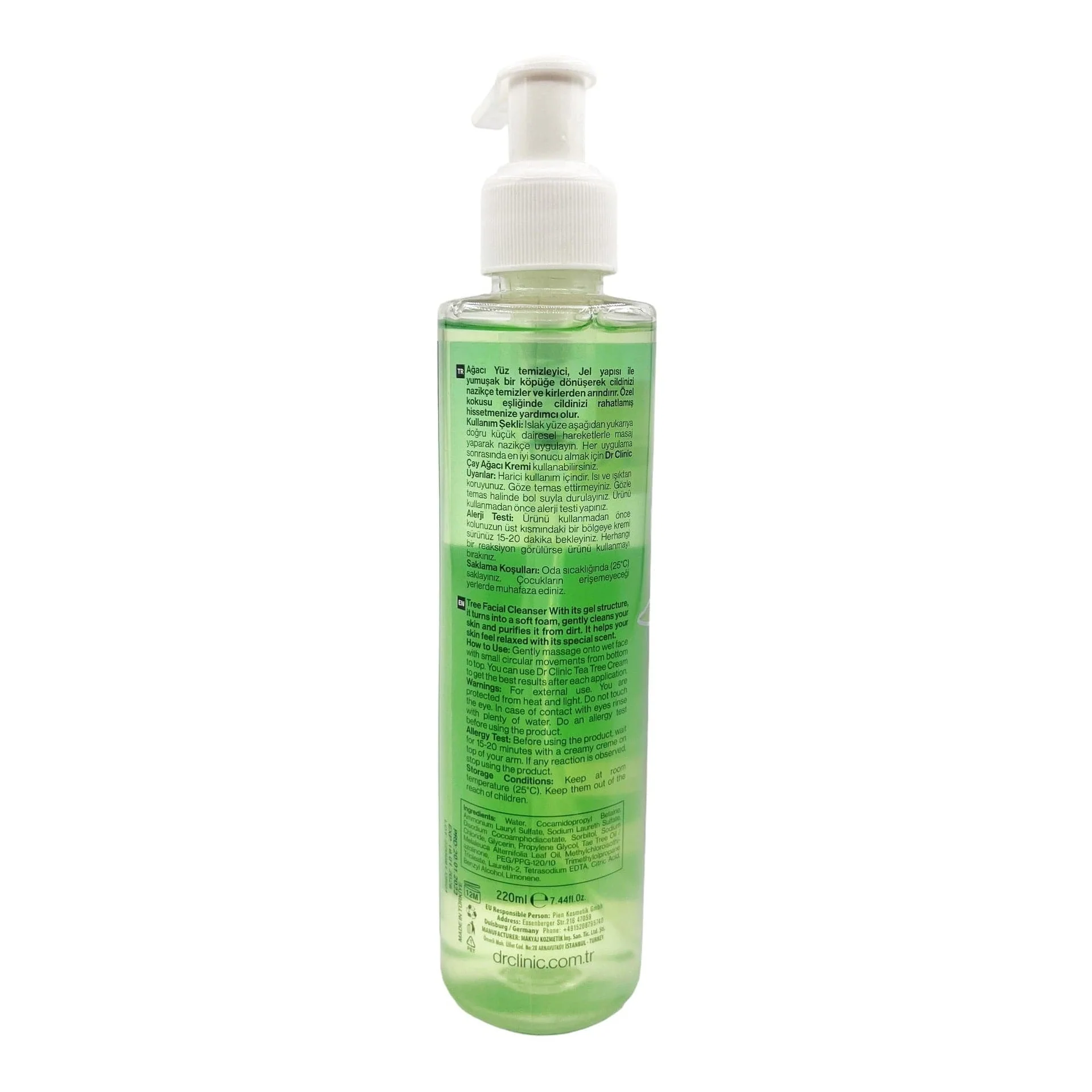 Dr.Clinic - Tea Tree Face Wash 220ml - Image 3