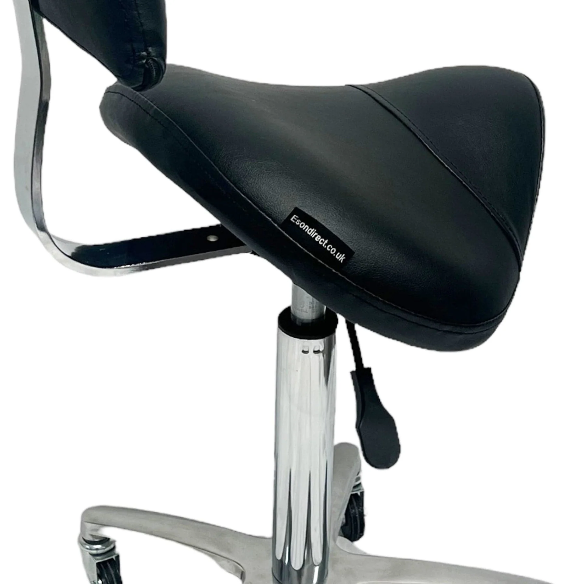 Eson - Saddle Chair with Backrest Ergonomic Rolling Stool for Salon & Clinic - Image 10