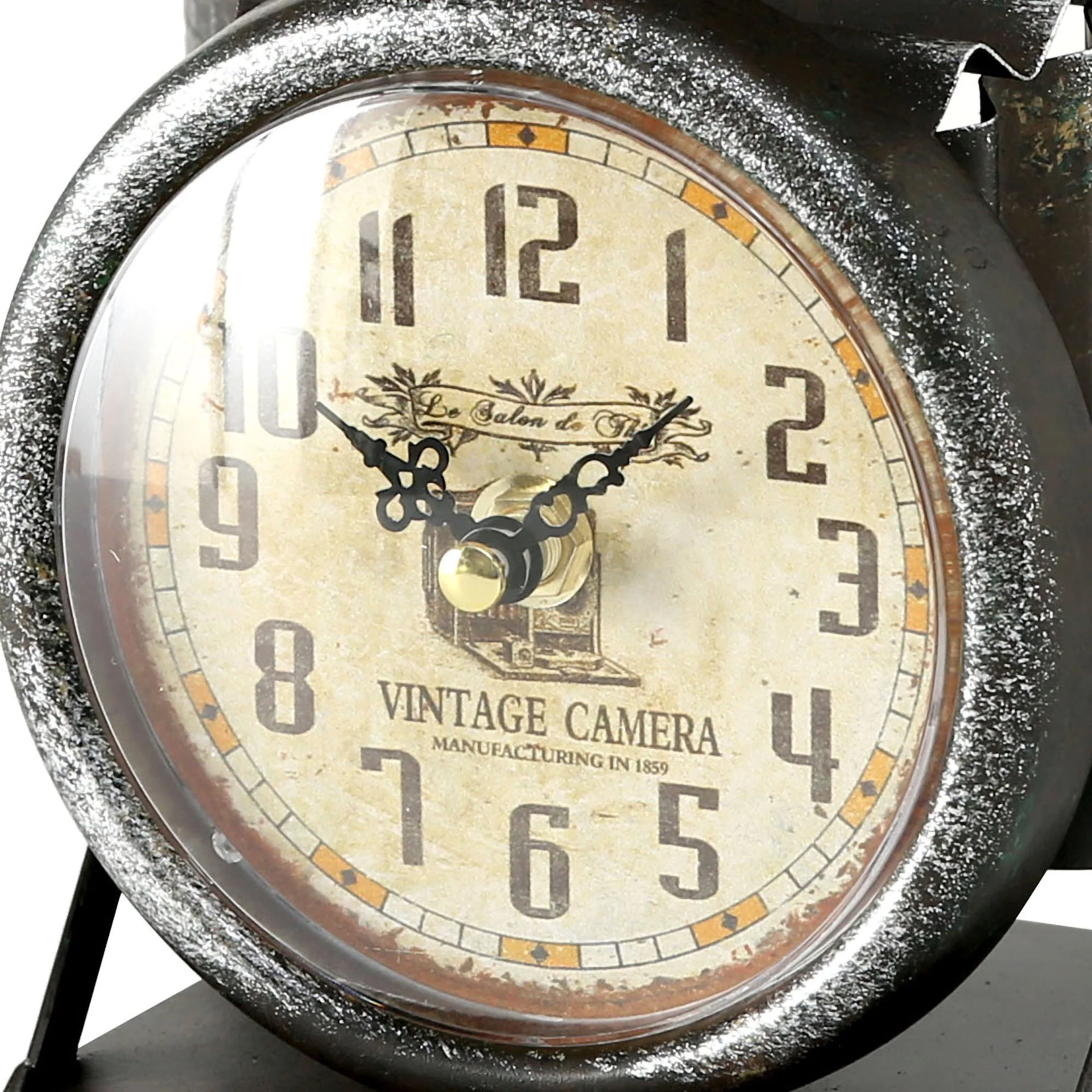 Eson - Table Clock Retro Camera Black 33cm - Image 3