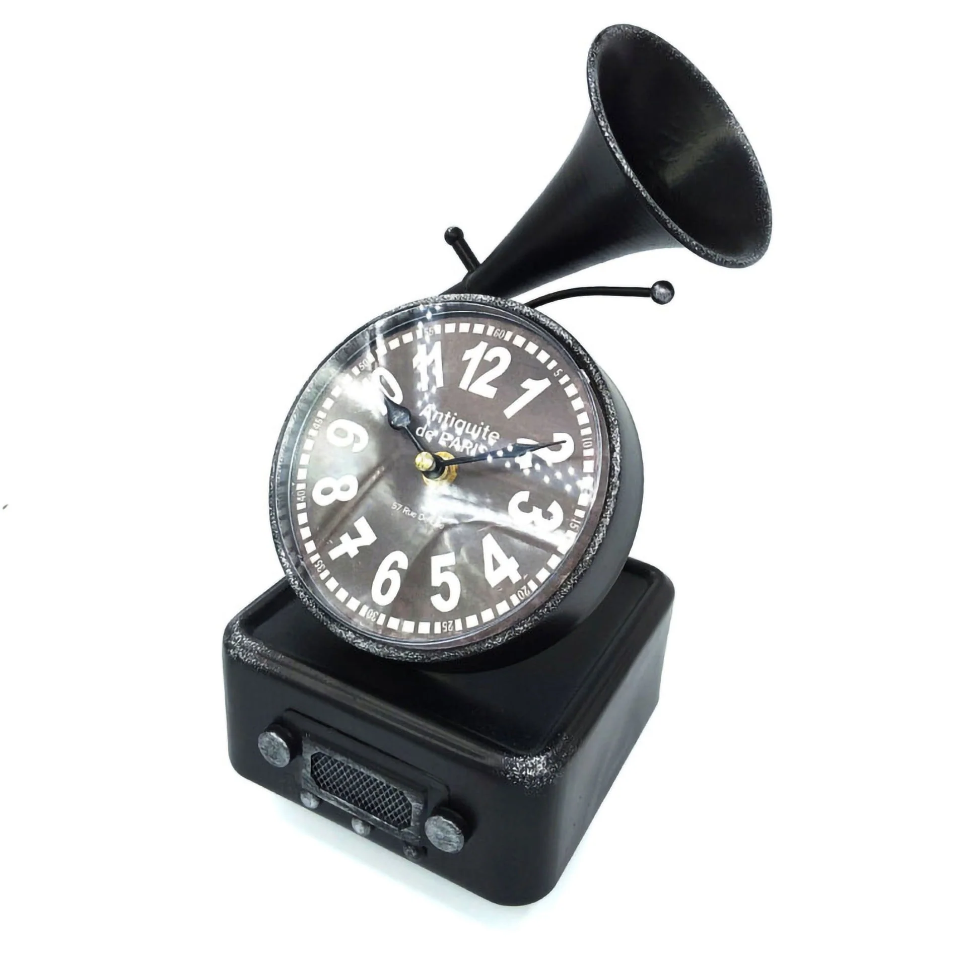 Eson - Vintage Classic Horn Alarm Clock 28cm - Image 10