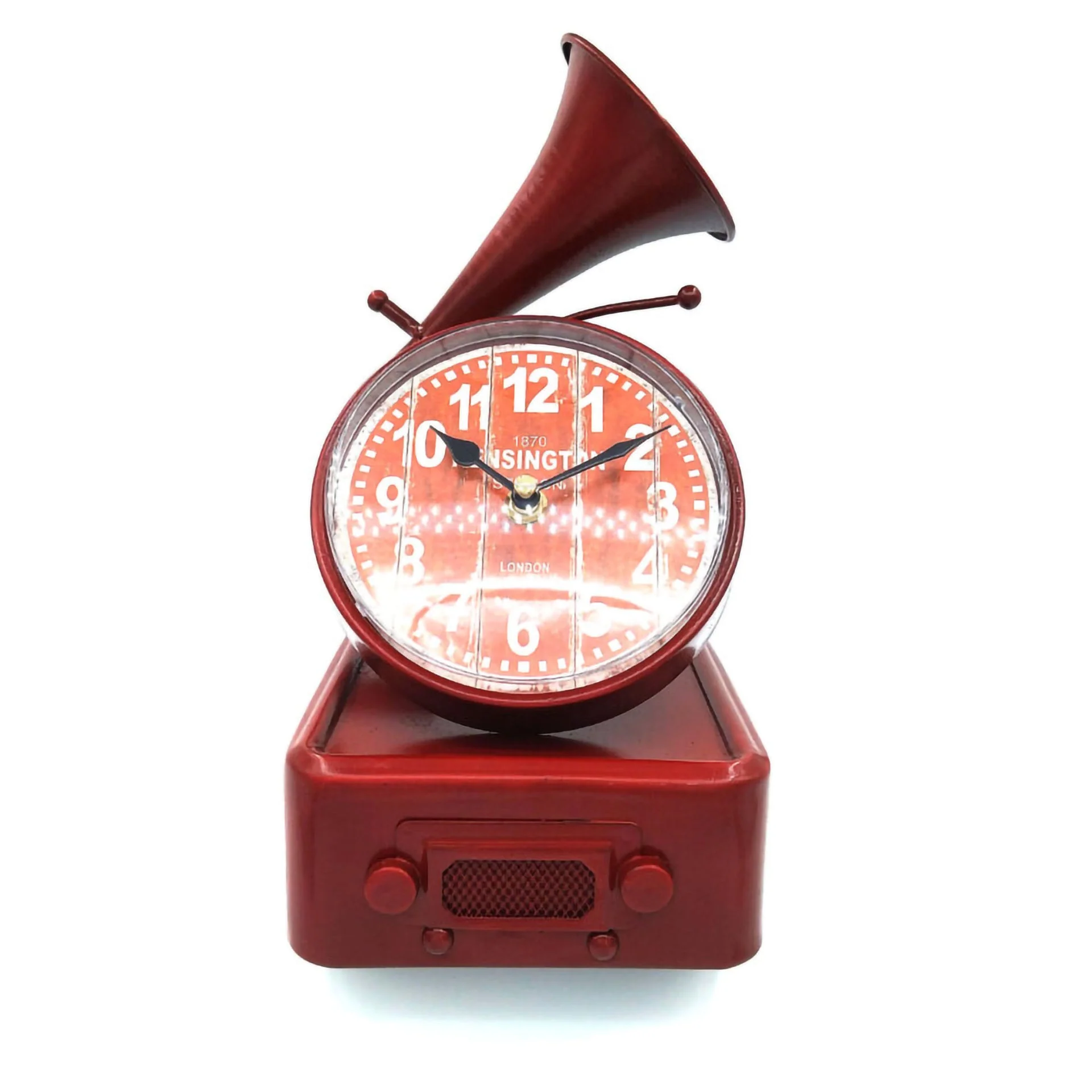 Eson - Vintage Classic Horn Alarm Clock 28cm - Image 6