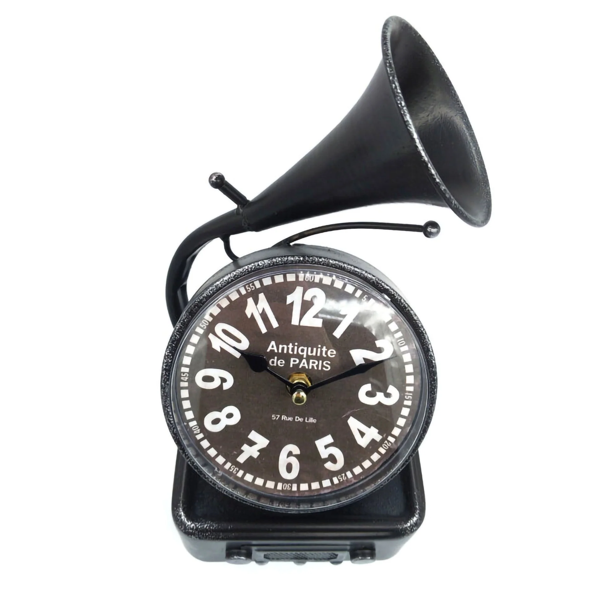 Eson - Vintage Classic Horn Alarm Clock 28cm - Image 7
