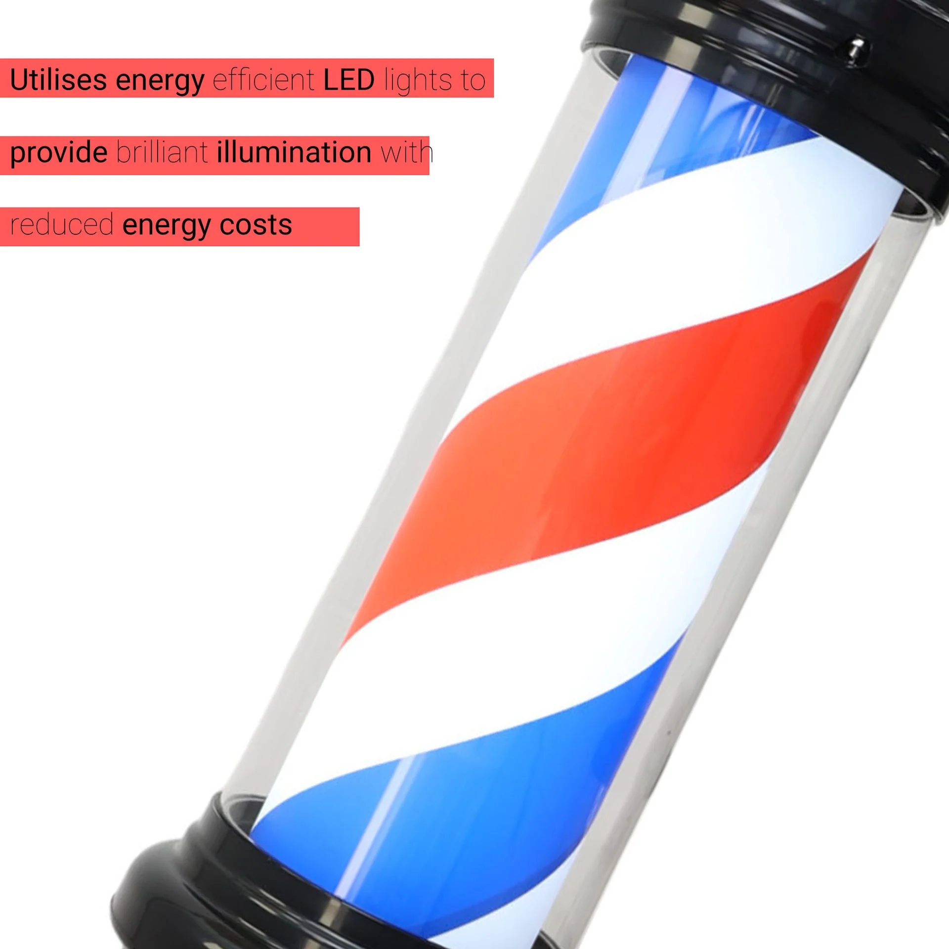 Gabri - Classic Barber Pole Light 71cm - Image 9