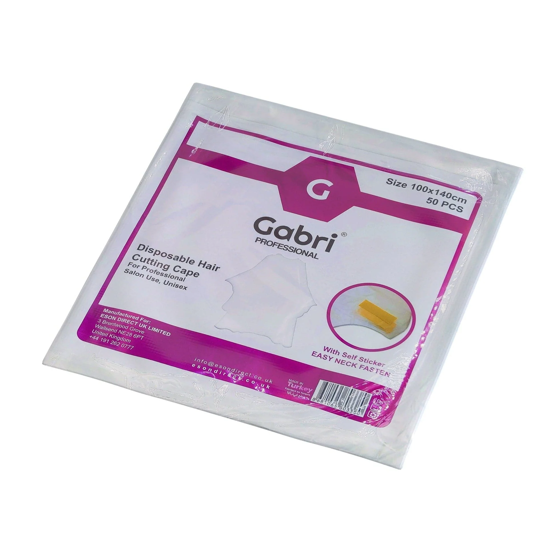 Gabri - Disposable Hair Cutting Cape Gown 50pcs 100x140cm - Image 3
