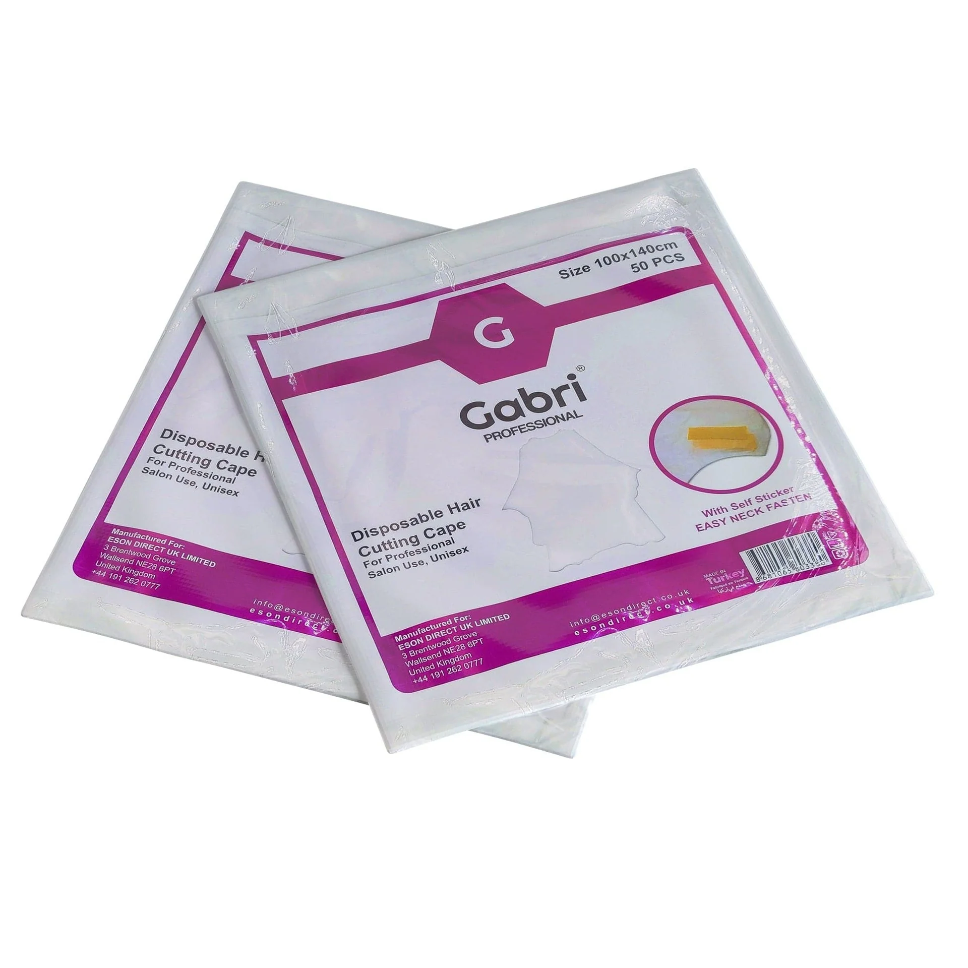 Gabri - Disposable Hair Cutting Cape Gown 50pcs 100x140cm - Image 4