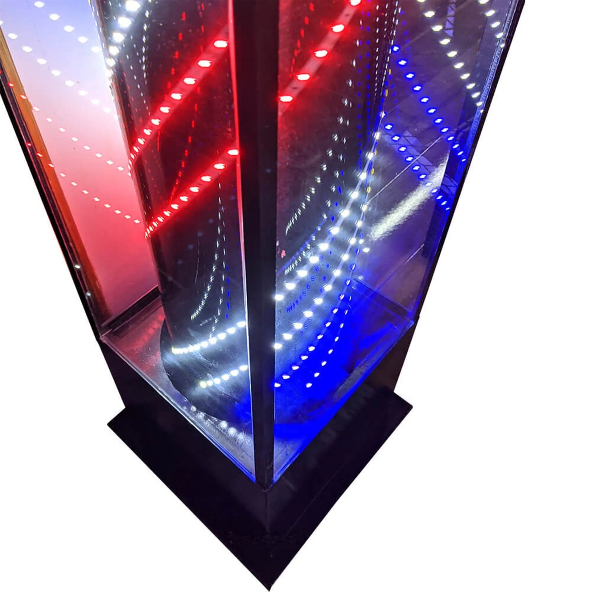 Gabri - Floor Barber Pole Lantern Style Digital Led Light 1.8m - Image 3