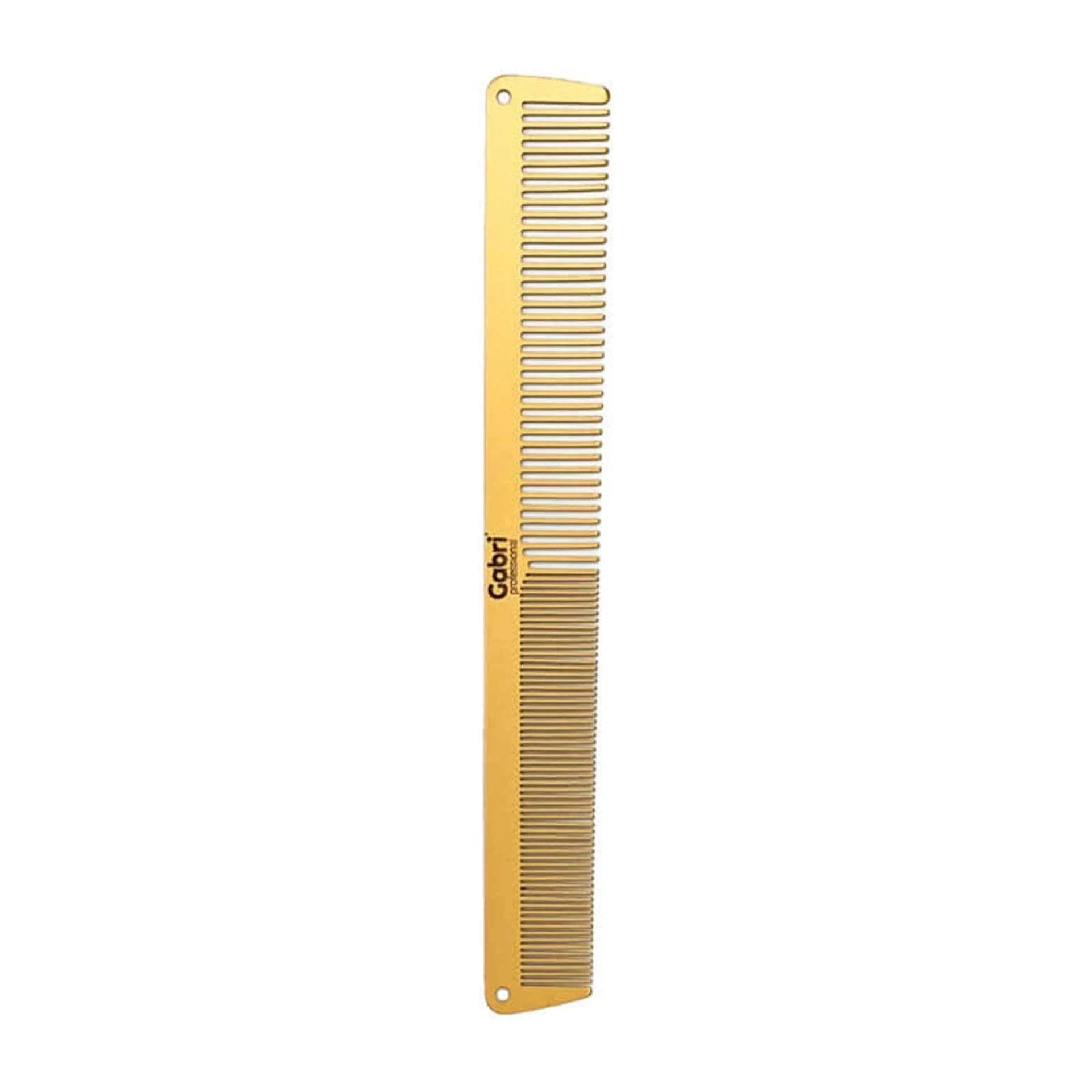 Gabri - Gold Metal Taper & Detangler Comb - Image 5