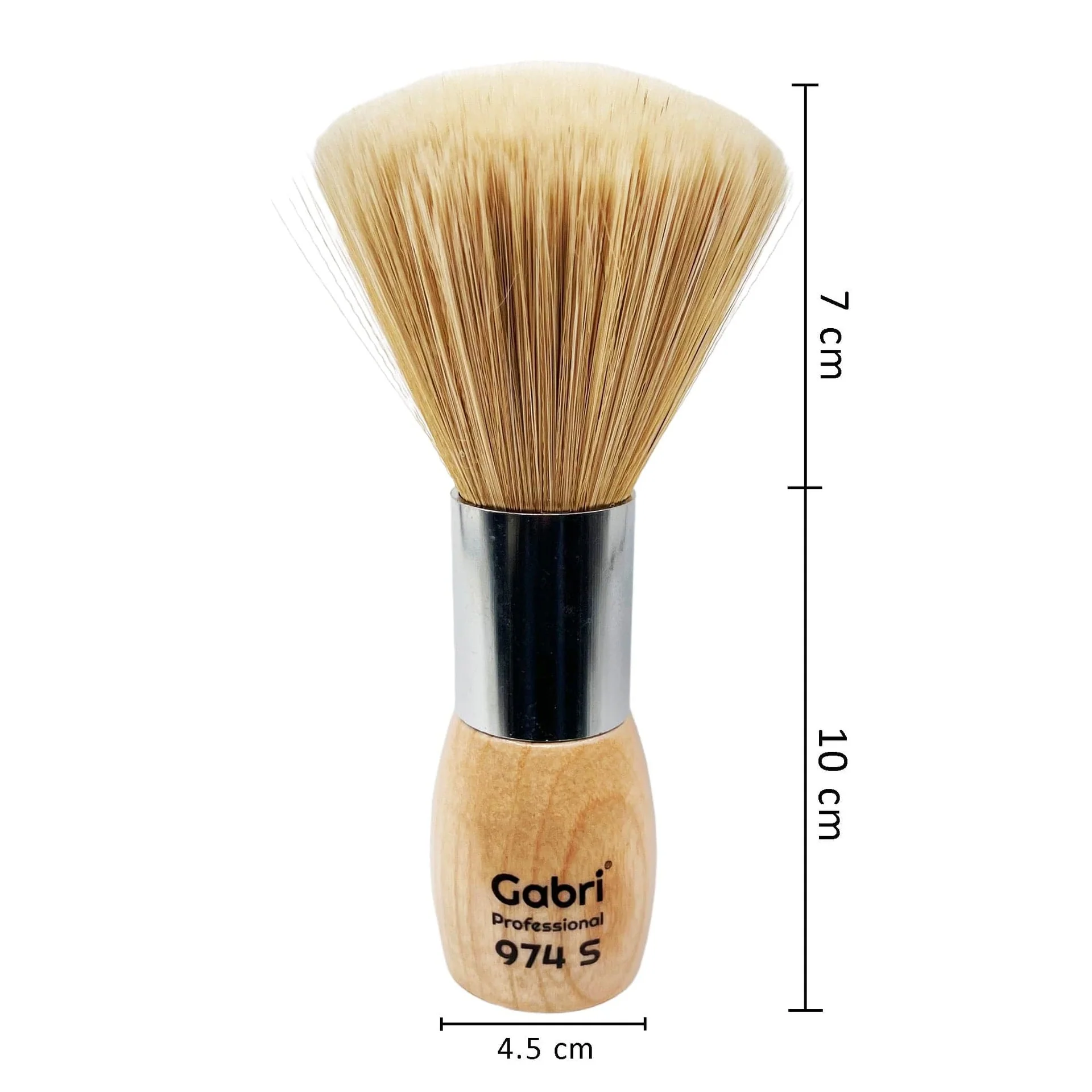 Gabri - Hand Made Neck Brush Authentic Light & Dark Wooden - Image 4