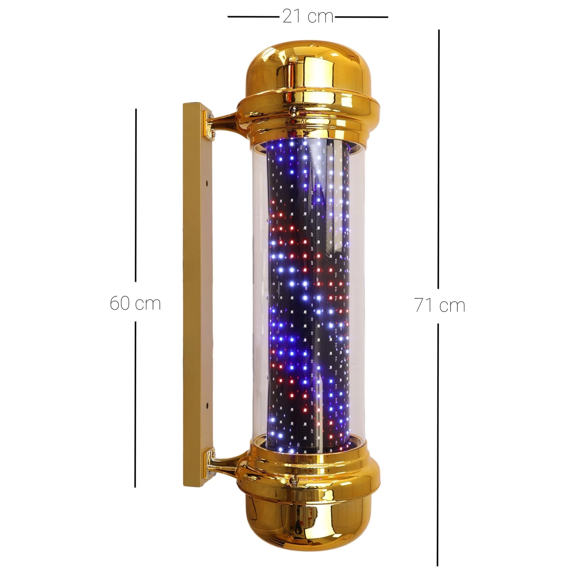 Gabri - Led Light Barber Pole Digital 5 Modes With Remote Control 71cm - Image 4