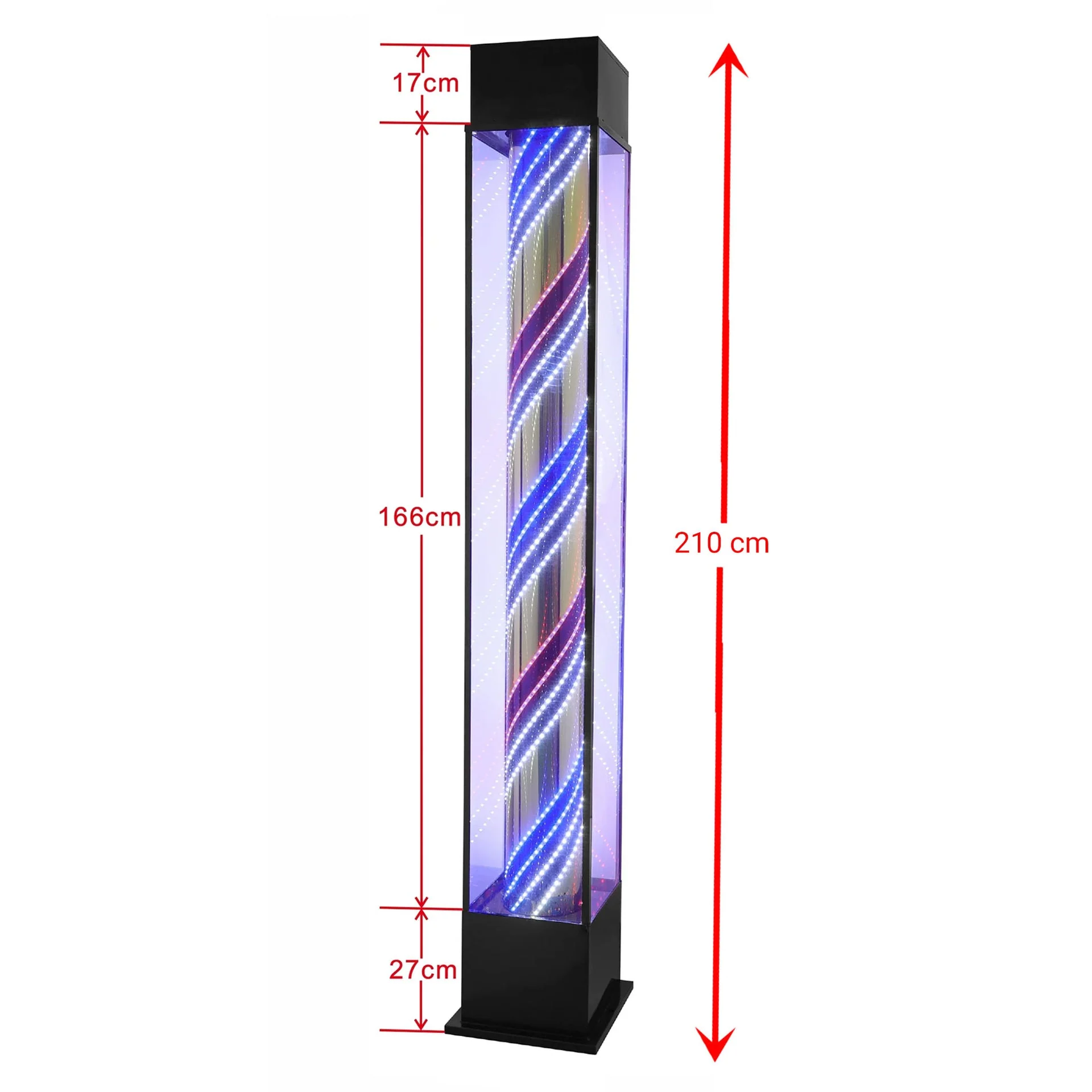 Gabri - Modern Square LED Barber Pole - Image 3