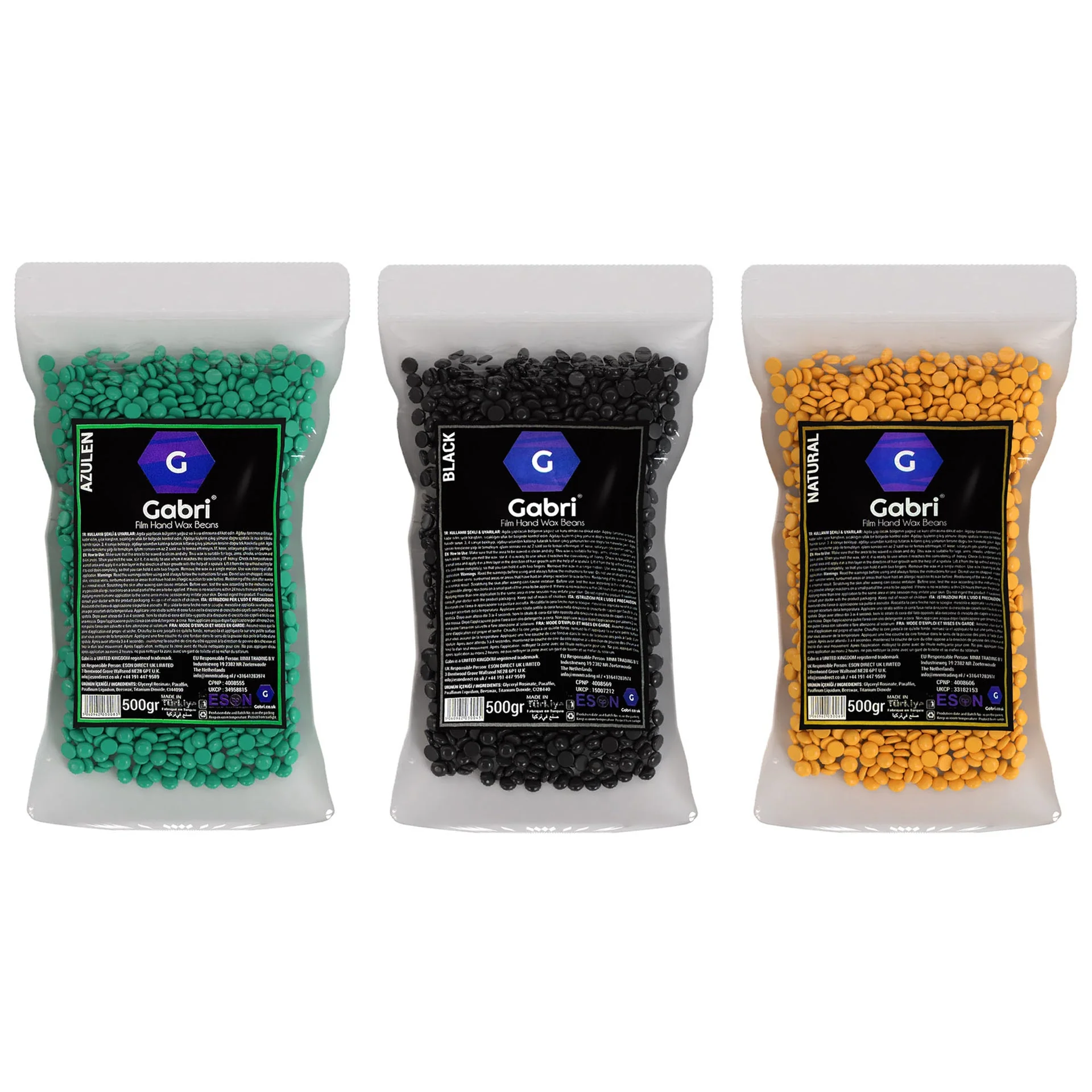 Gabri Professional - Film Hand Wax Beads Azulen 500g - Image 3