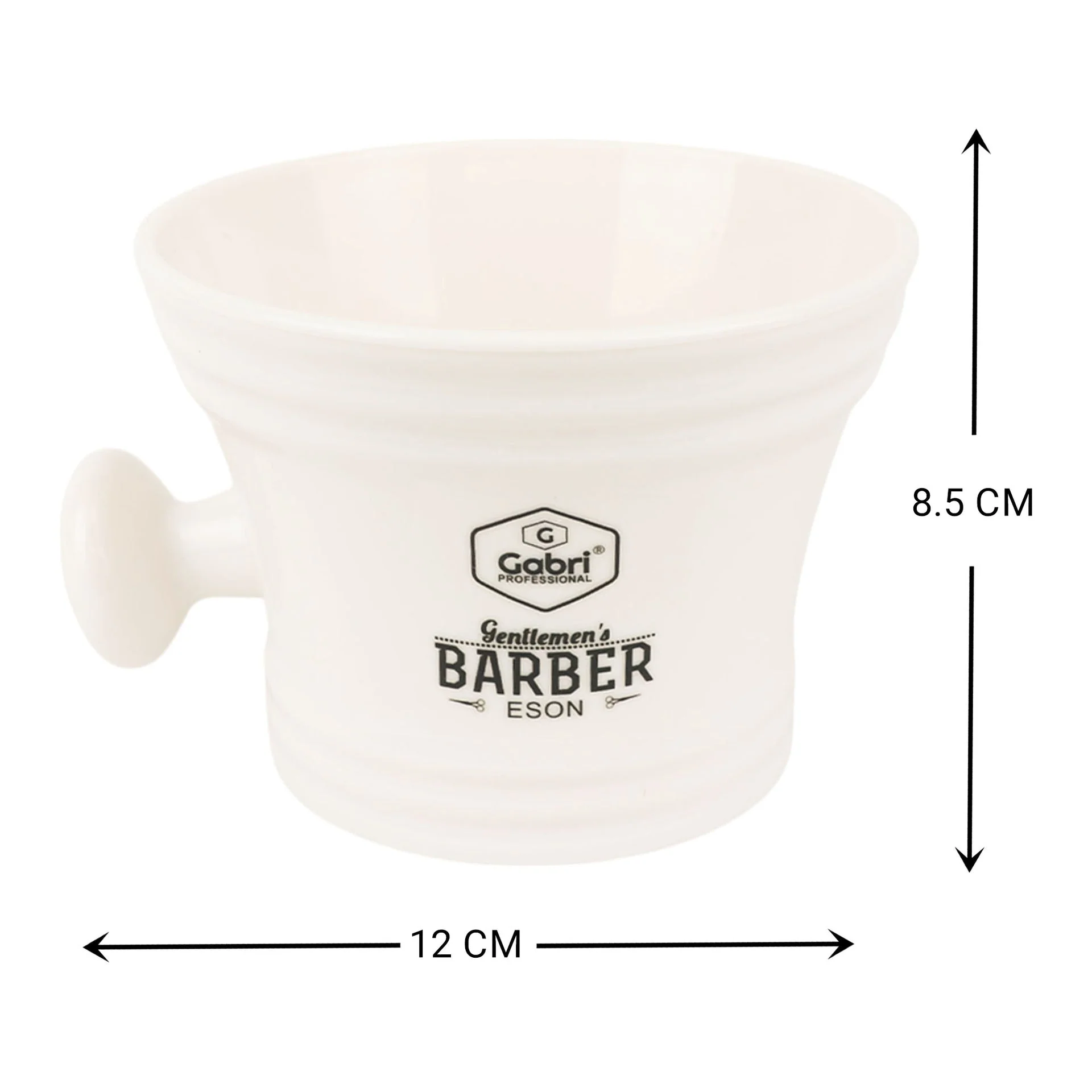 Gabri - Shaving Bowl Hard Plastic 12x8.5cm - Image 4