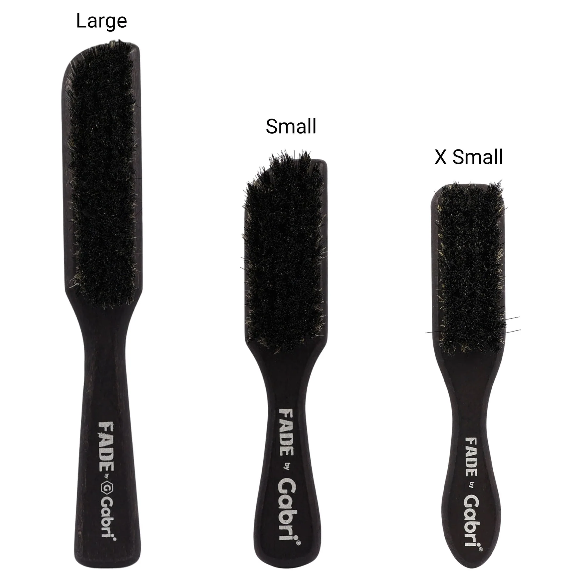 Gabri - Skin Fade Brush Silver Wooden Soft Fader - Image 13