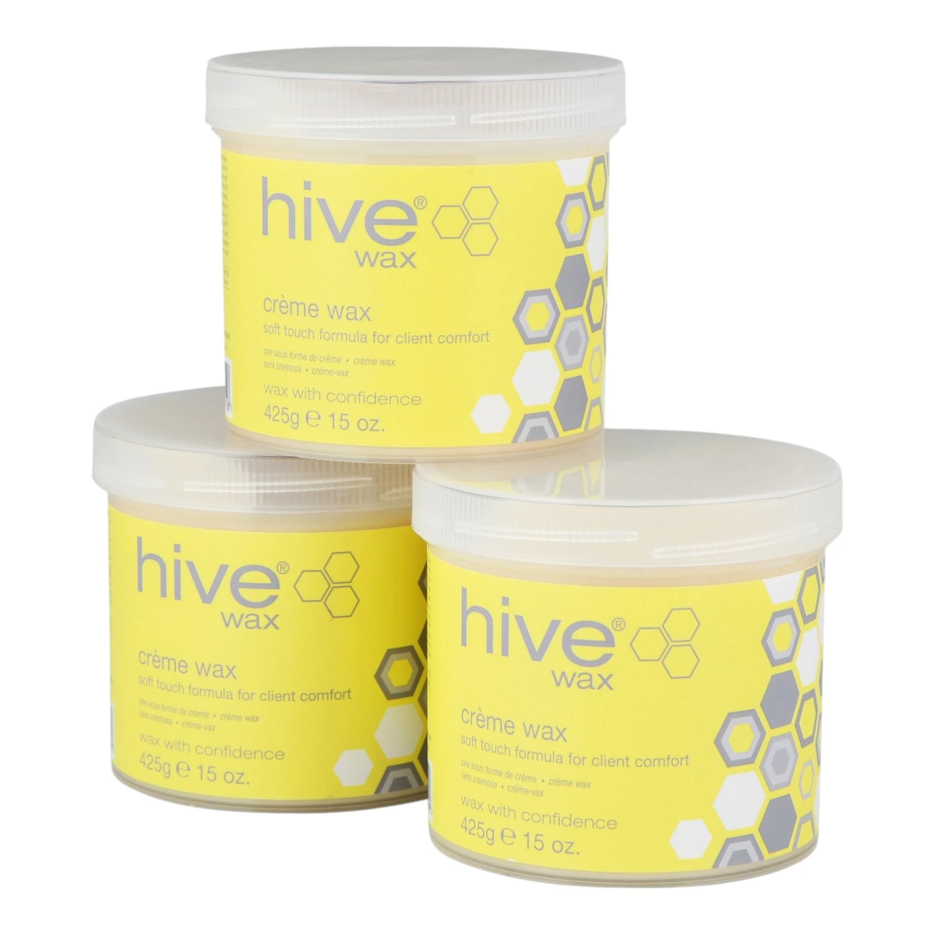 Hive Wax - Creme Wax 3x425g 3 for 2 Pack - Image 5
