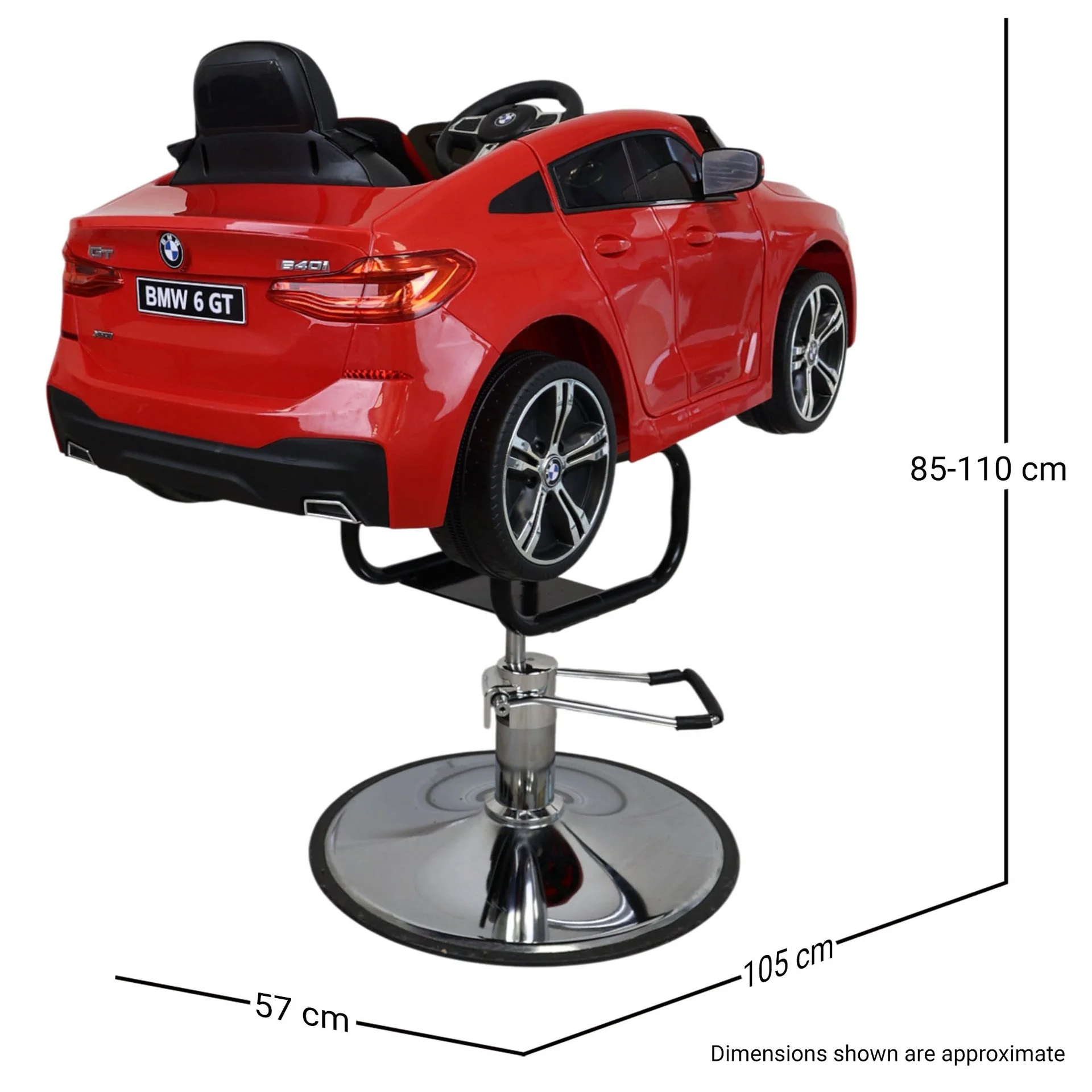 Kids Barber Chairs - Luxury GT Coupe Red - Image 5