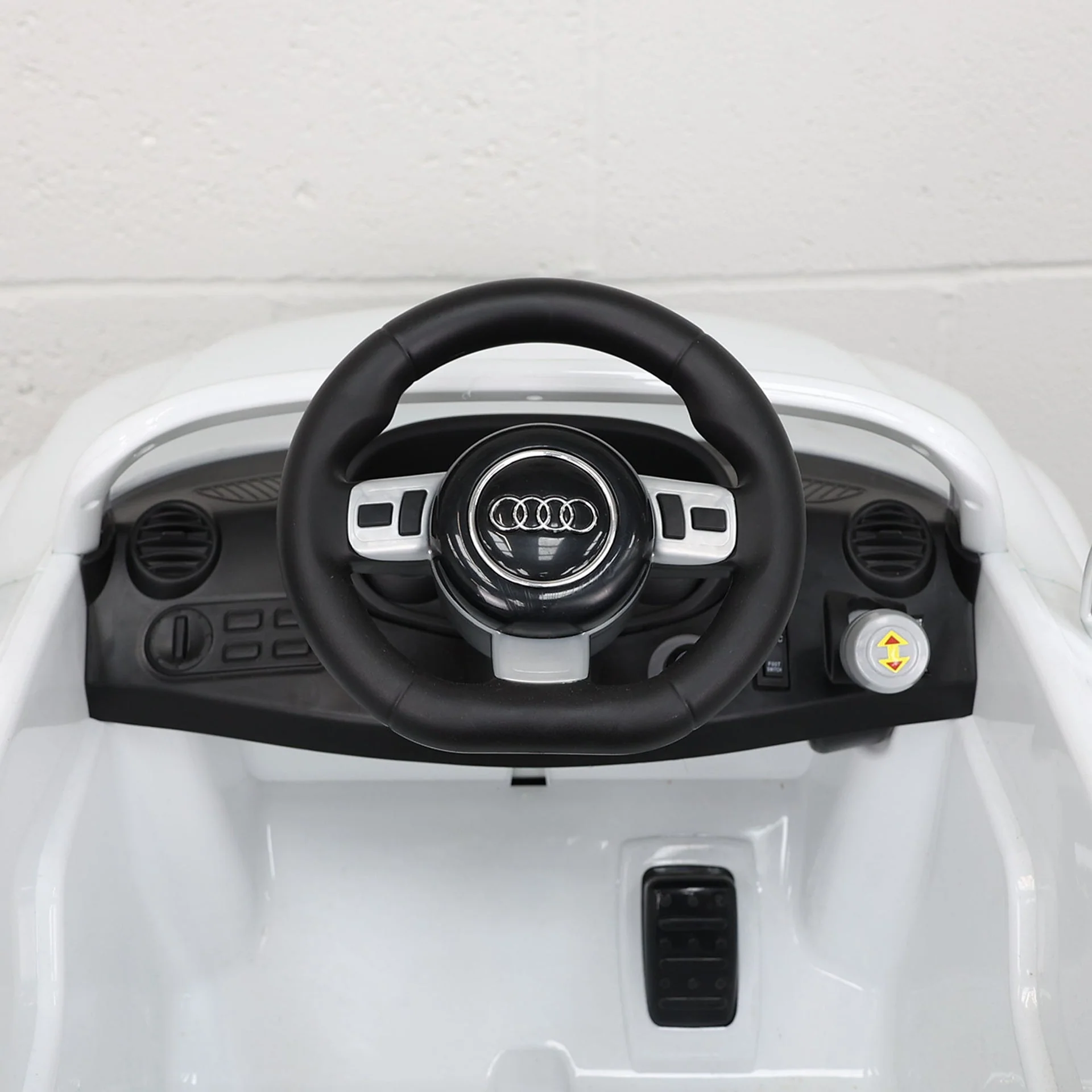 Kids Barber Chairs - Premium Sports Roadster White - Image 5