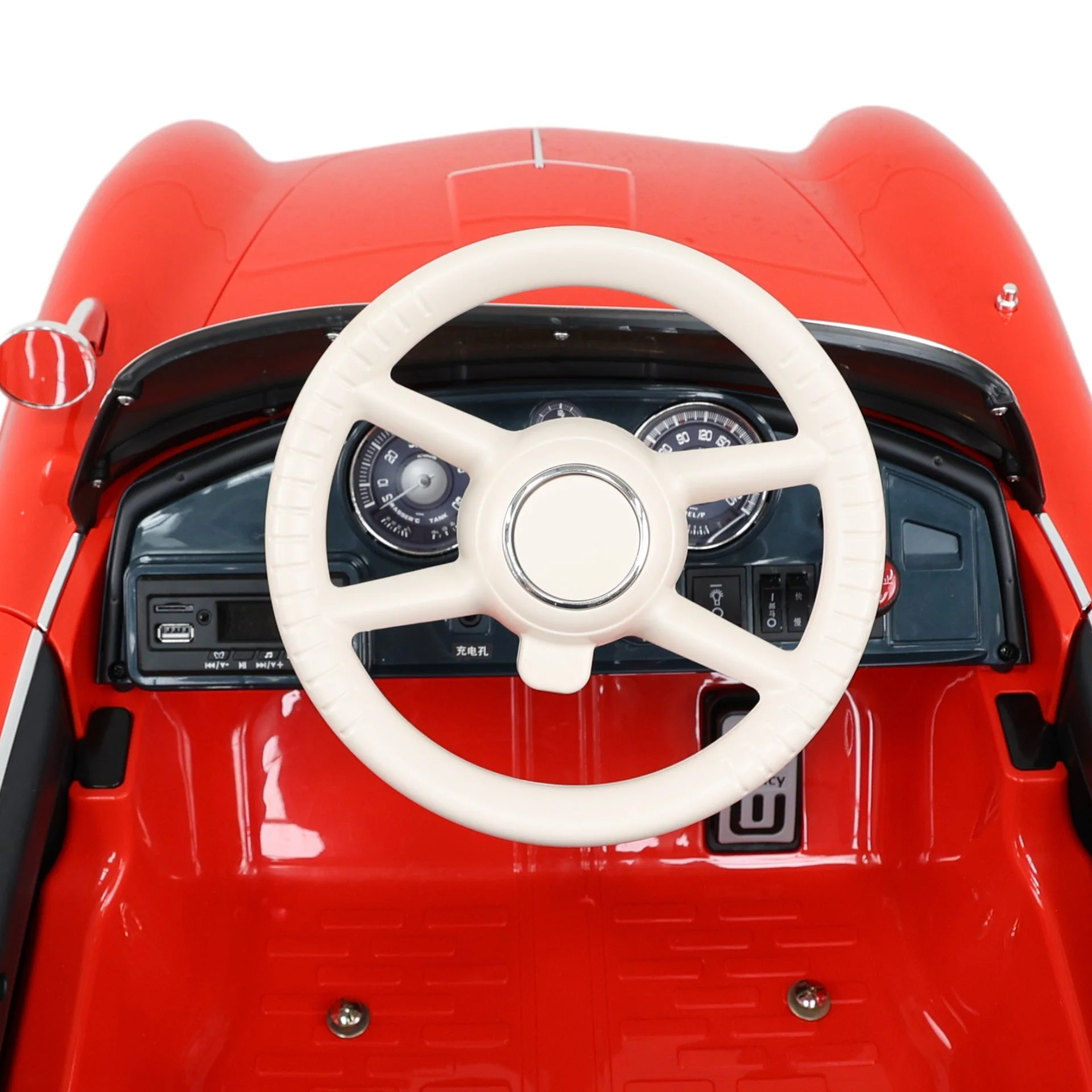 Kids Barber Chairs - Vintage Touring Sport Red - Image 6