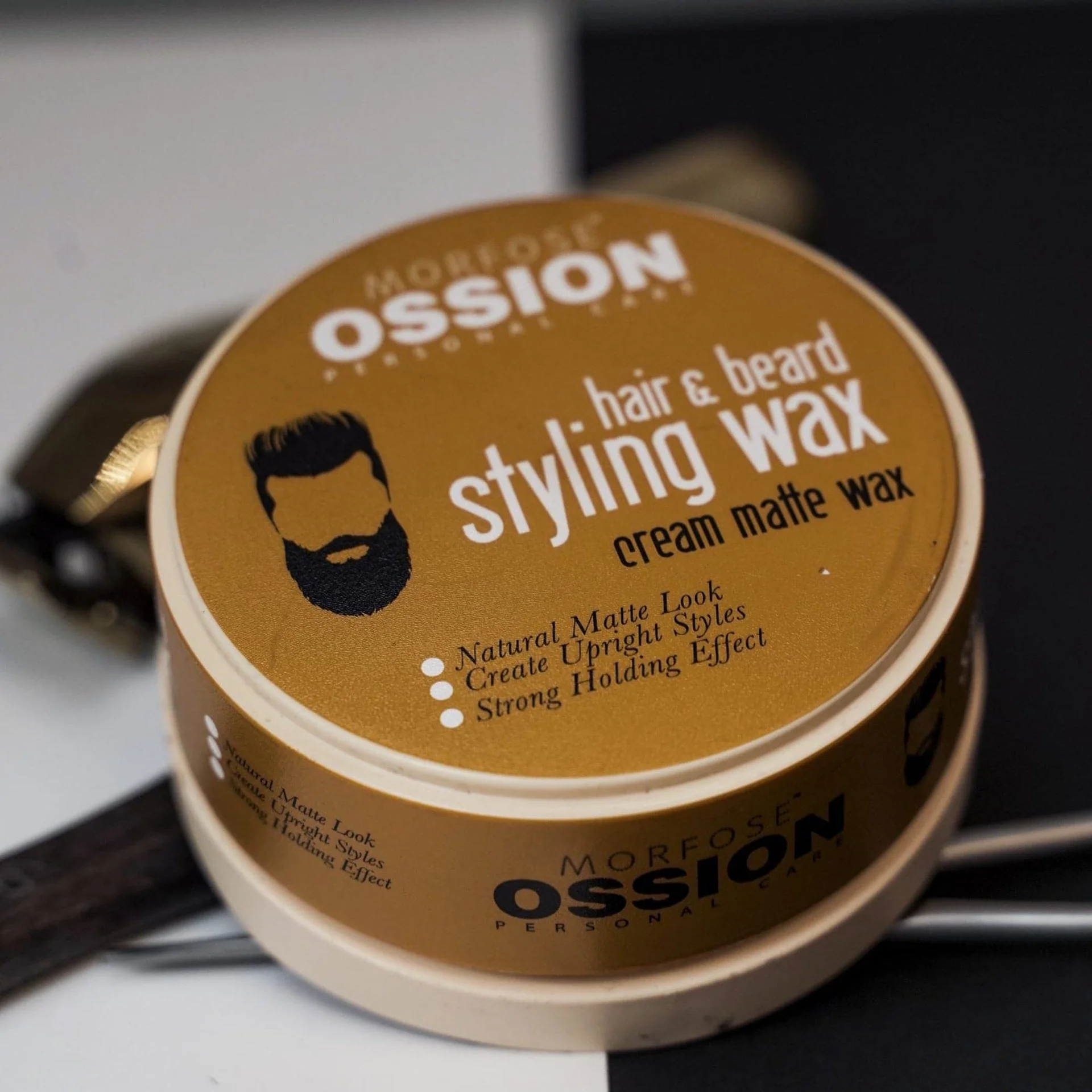 Morfose - Ossion Beard & Hair Styling Cream Matte Wax 150ml - Image 10