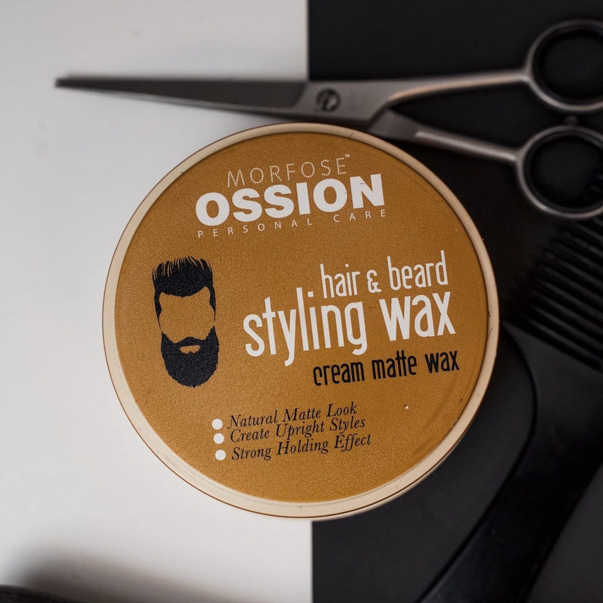 Morfose - Ossion Beard & Hair Styling Cream Matte Wax 150ml - Image 11