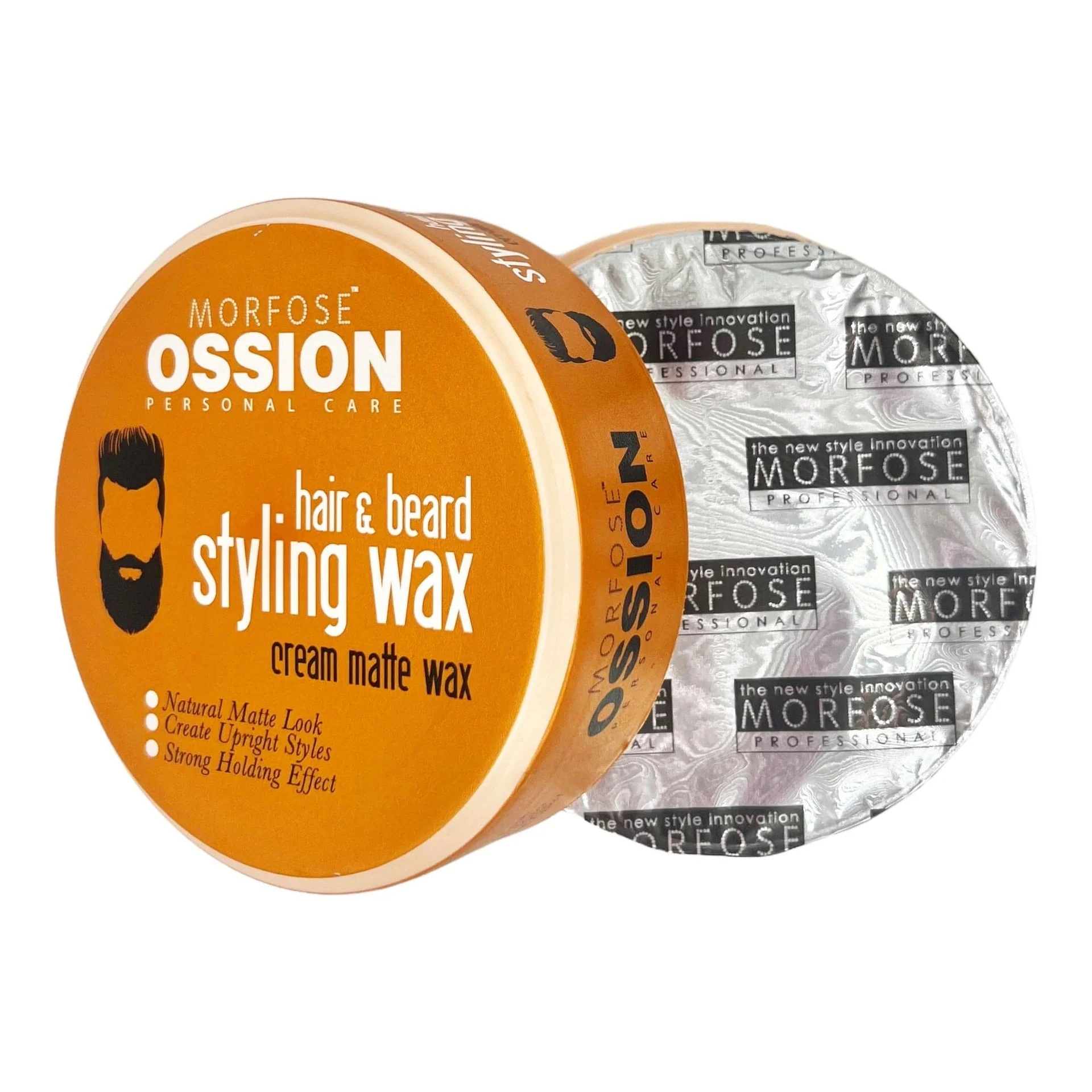 Morfose - Ossion Beard & Hair Styling Cream Matte Wax 150ml - Image 4