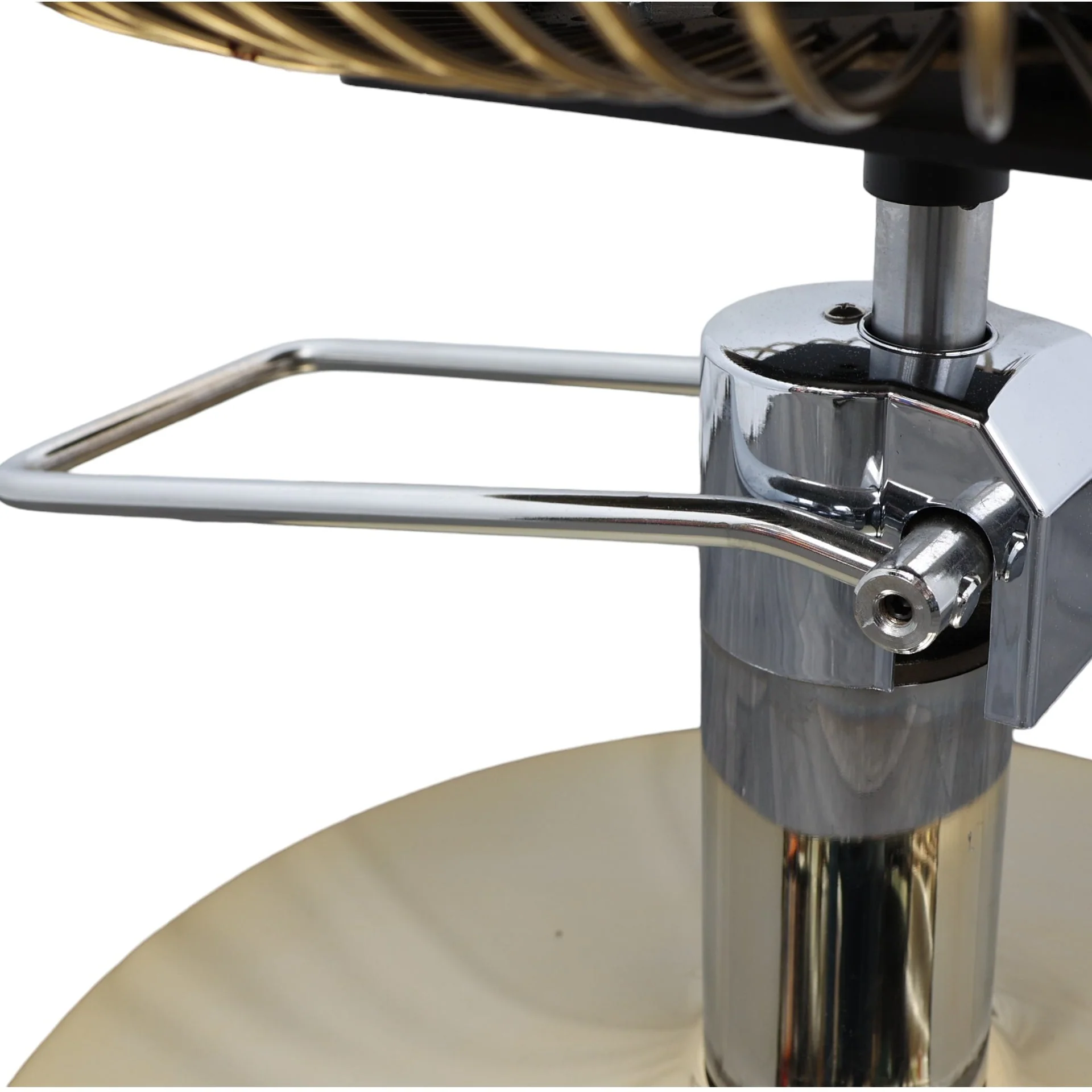 Salon Styling Chair - Comfort in Chrome Designer Hairdressing Seat - Image 7