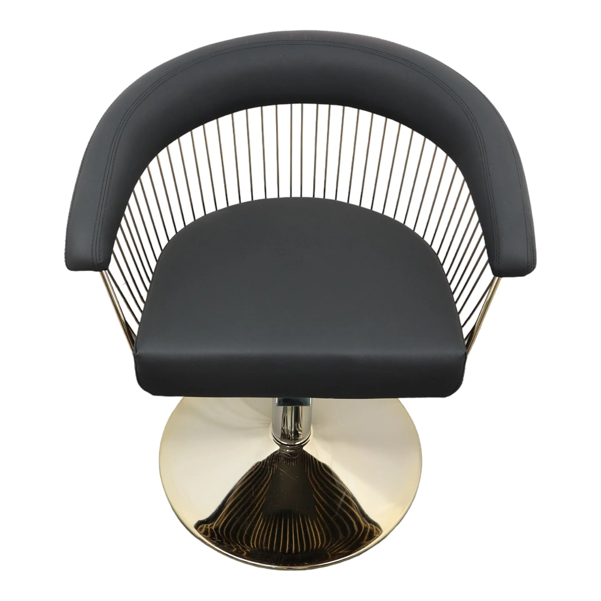 Salon Styling Chair - Comfort in Chrome Designer Hairdressing Seat - Image 9