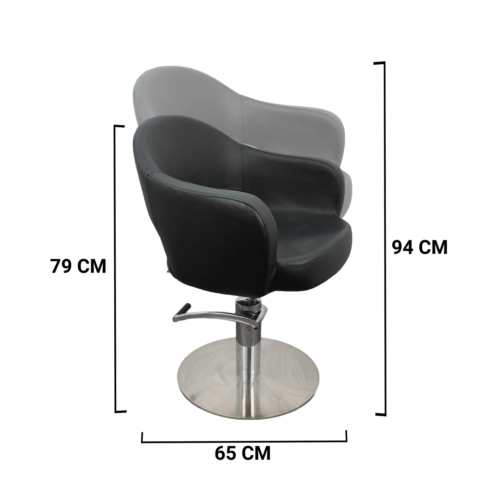 Salon Styling Chair - Contoured Comfort Ergonomic Salon Styling Station - Image 4