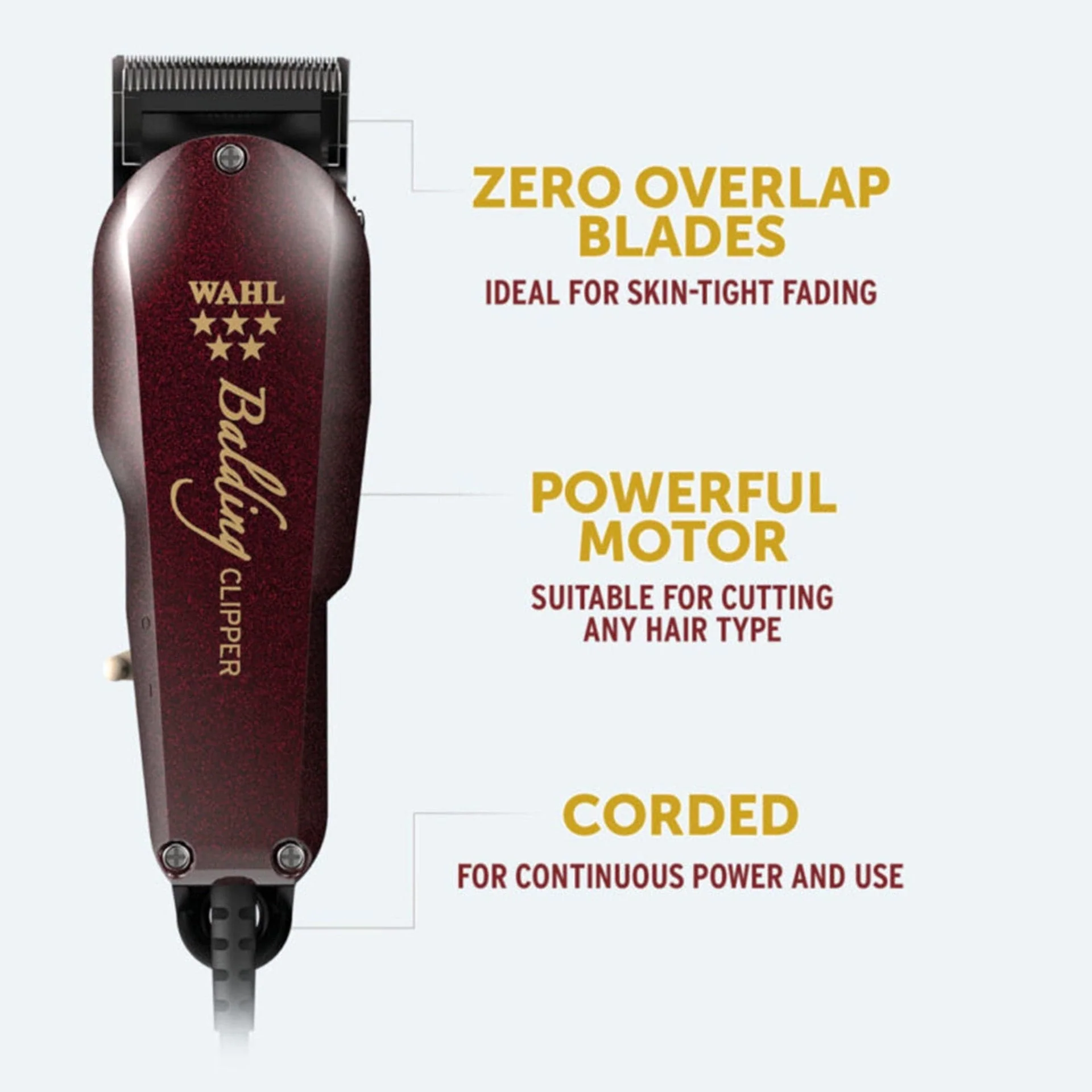Wahl - 5 Star Balding Corded Clipper - Image 5