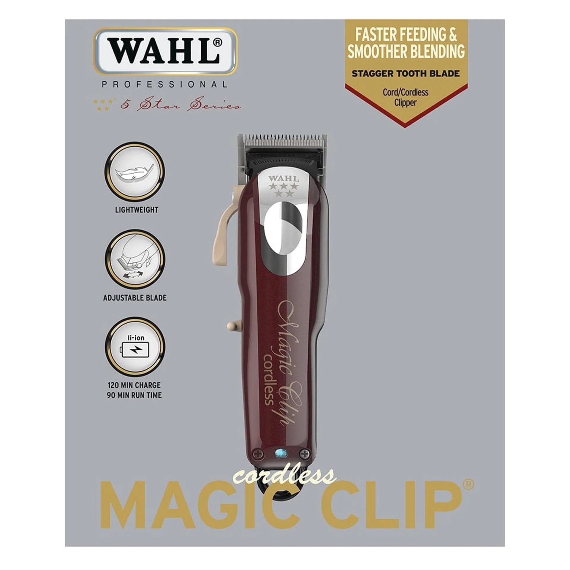 Wahl - 5 Star Magic Clip Clipper Cordless - Image 7