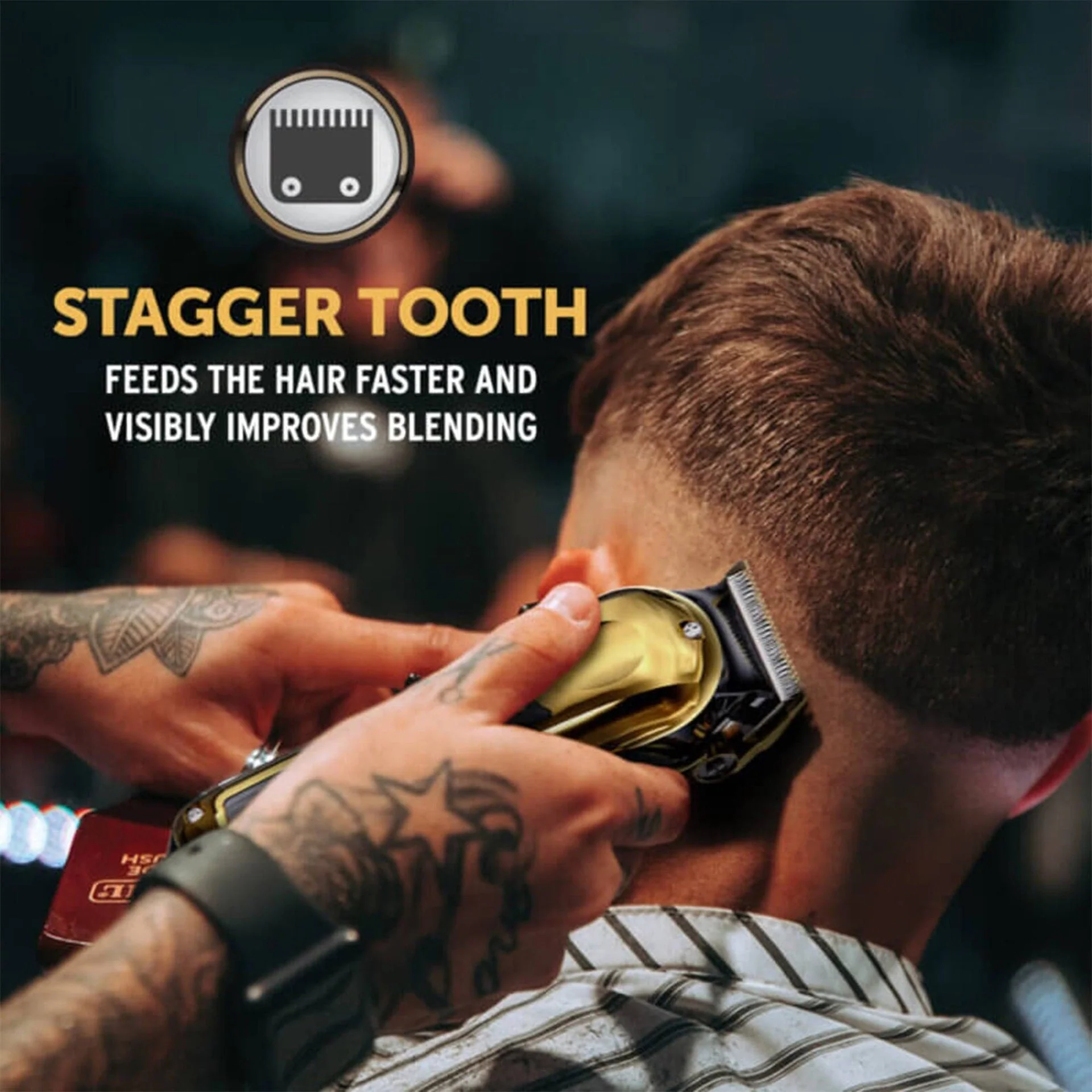 Wahl - 5 Star Magic Clip Clipper Gold Cordless - Image 13