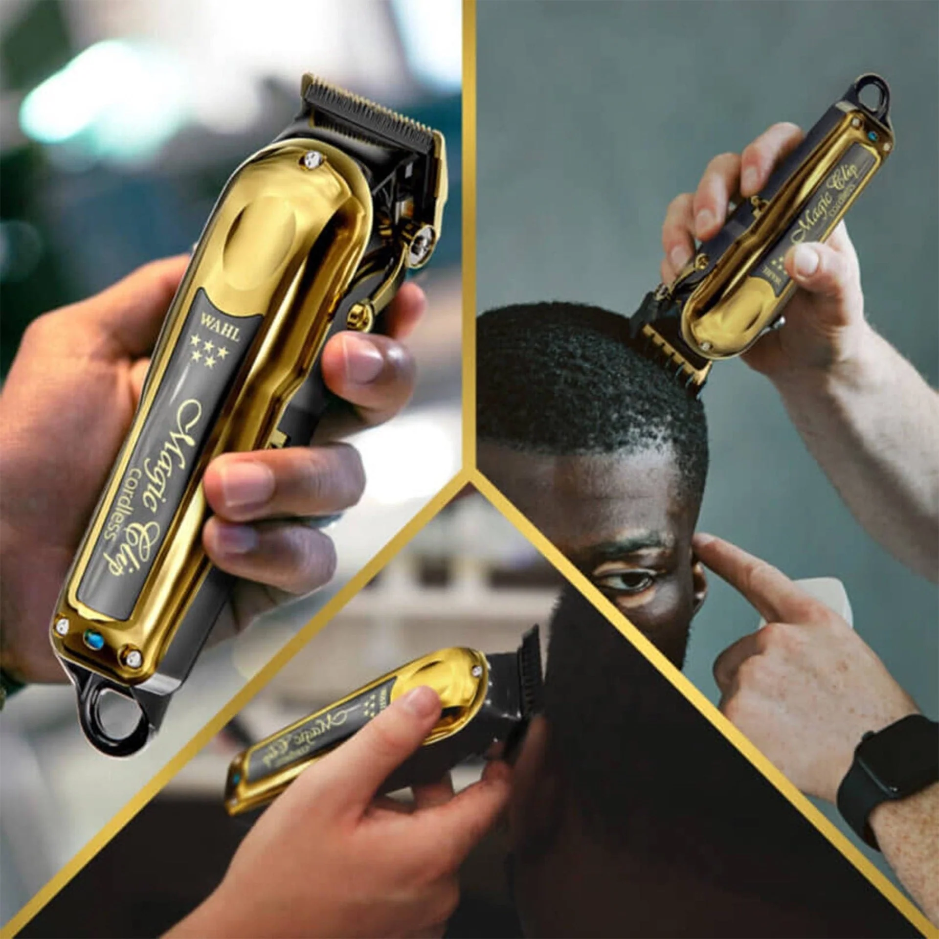 Wahl - 5 Star Magic Clip Clipper Gold Cordless - Image 14