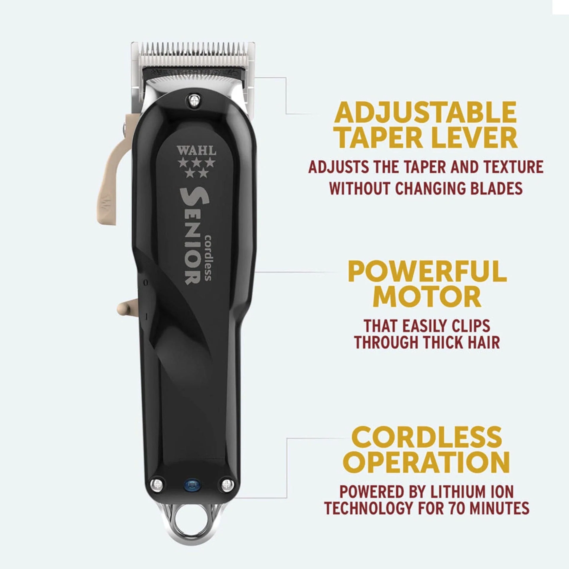 Wahl - 5 Star Senior Clipper Cordless - Image 7
