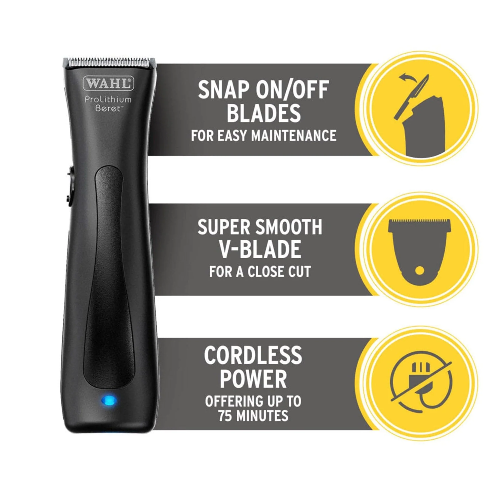Wahl - Combo Super Taper Clipper & Beret Trimmer Cordless - Image 6
